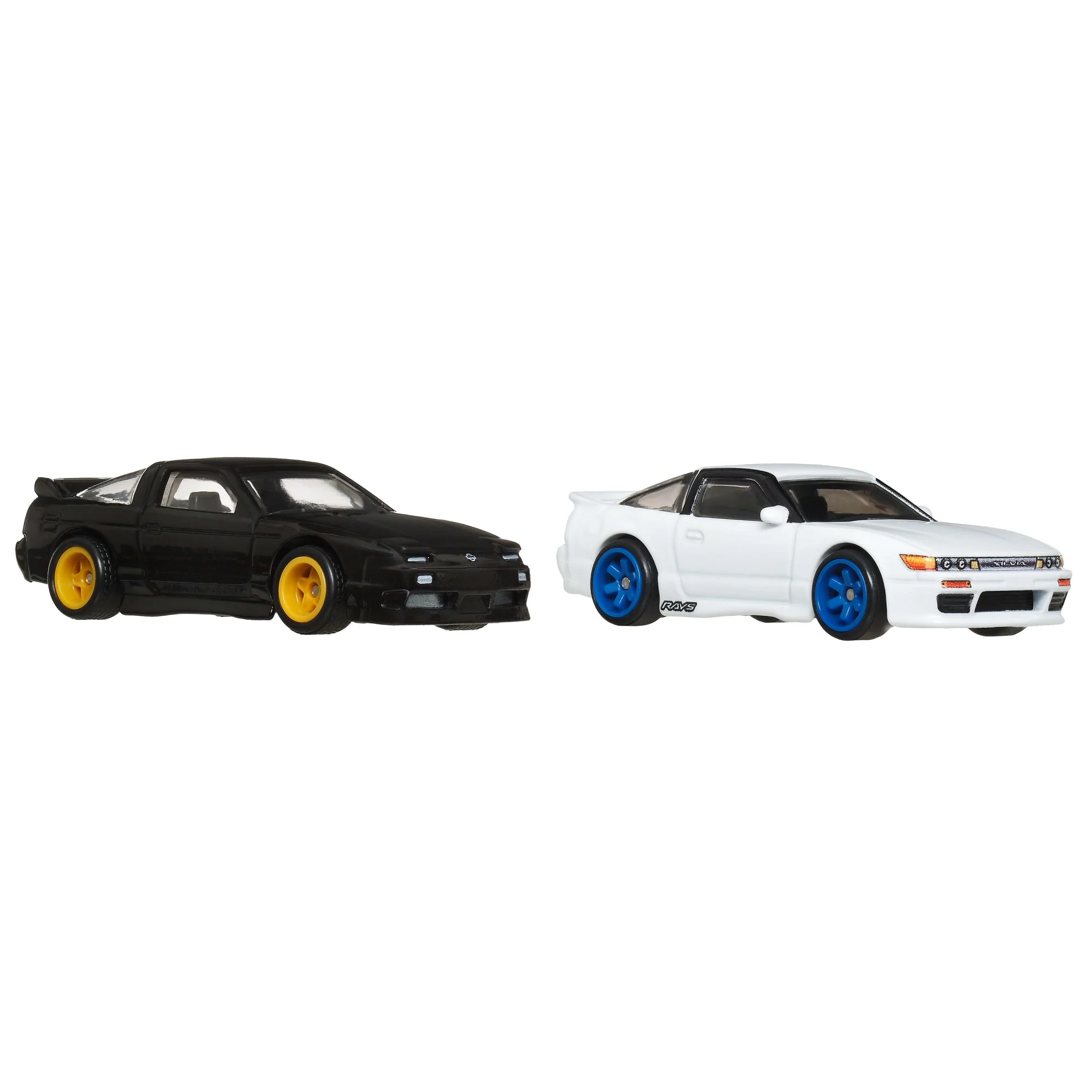 Mattel Creations Hot Wheels Premium Car Culture 2-Pack '96 NISSAN 180SX TYPE X & NISSAN SilEighty