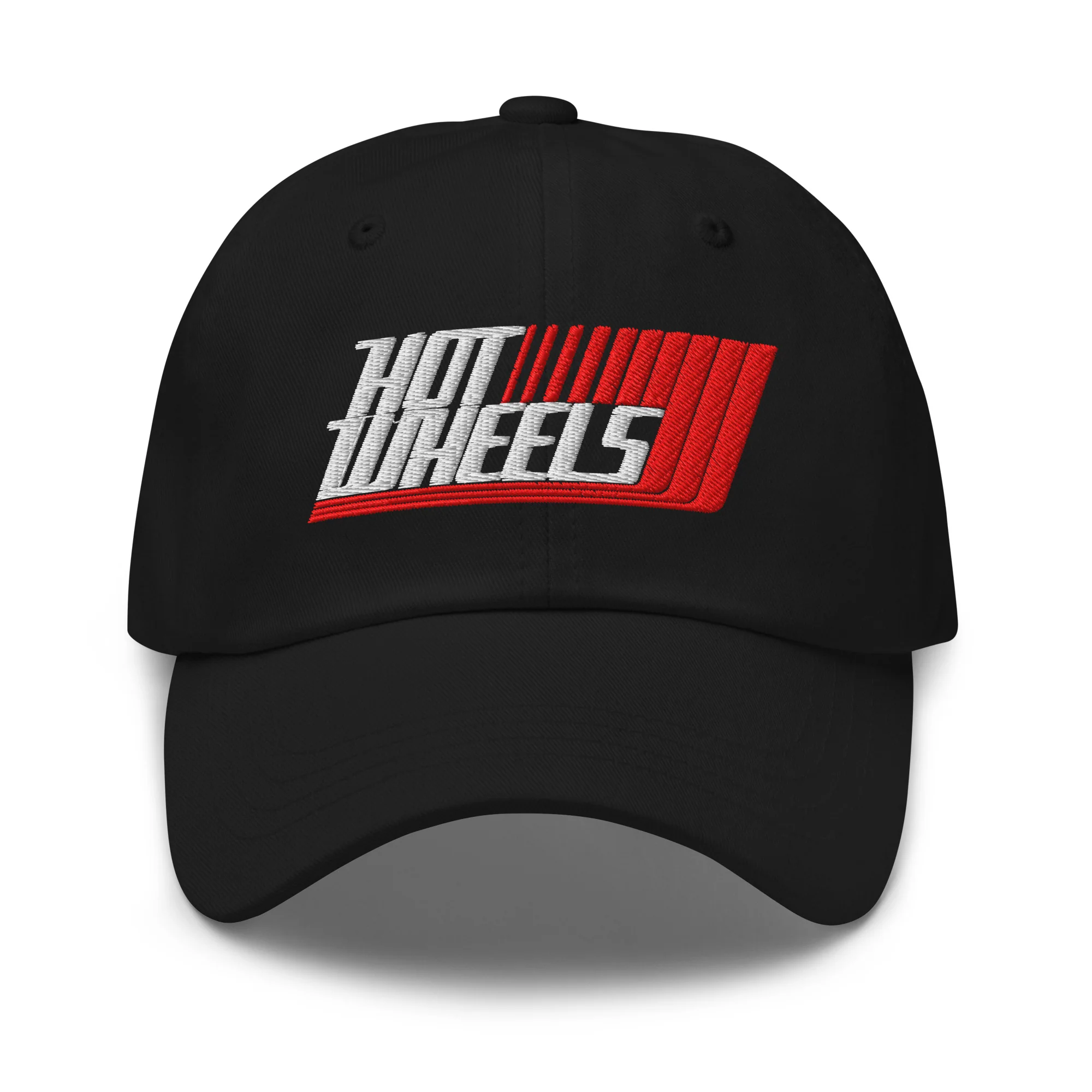 Mattel Creations Hot Wheels Racing Logo Black Dad Hat