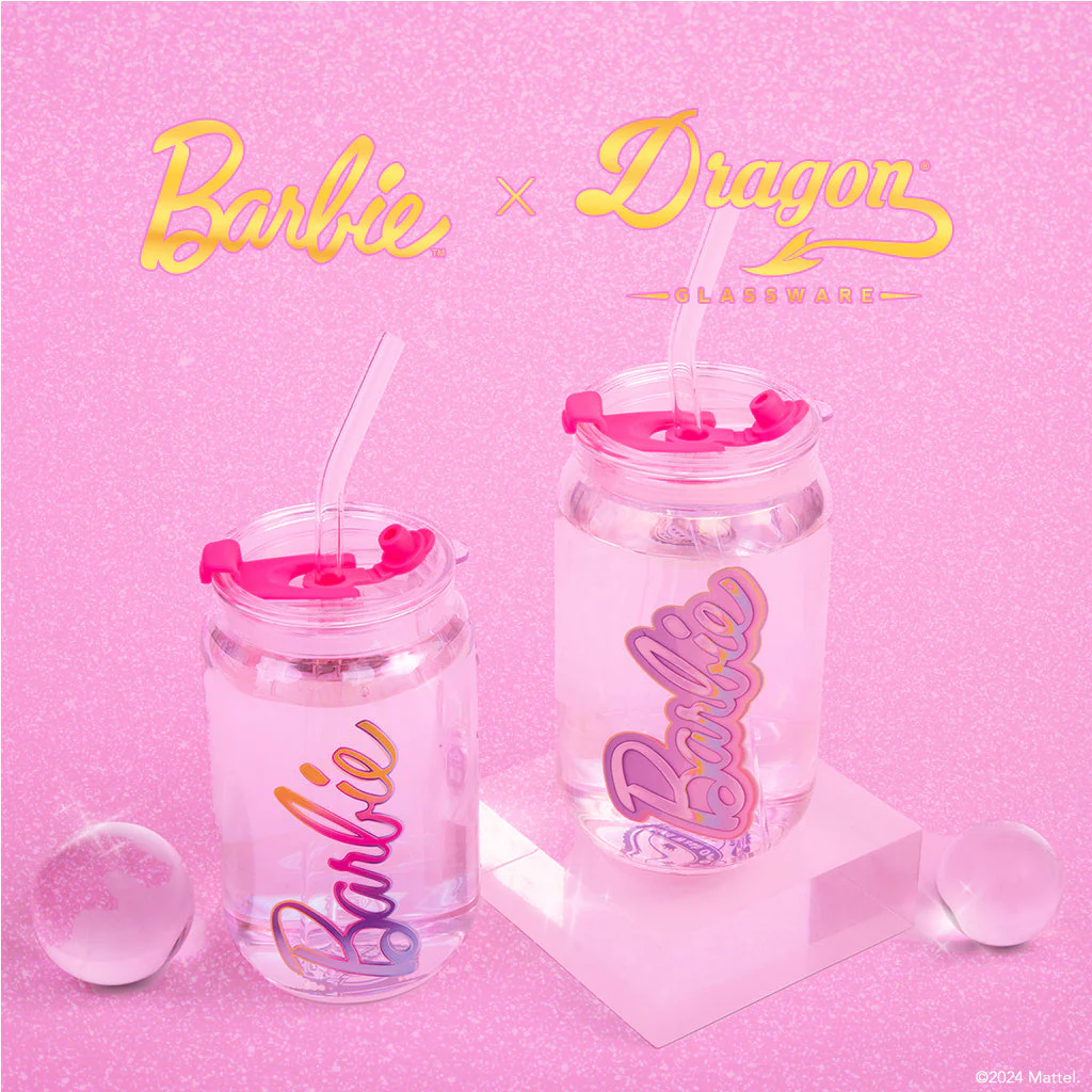 Mattel Creations Barbie™ X Dragon Glassware® Aura Drinking Glasses