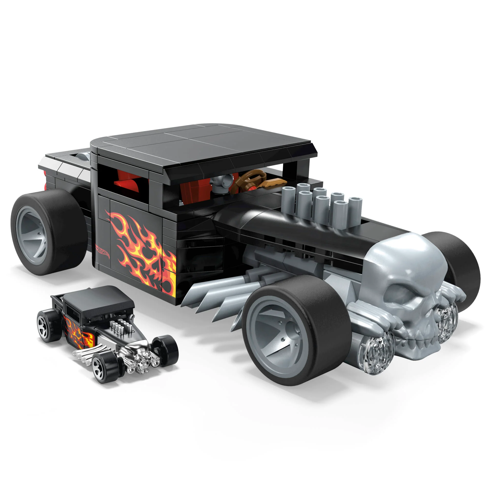 Mattel Creations MEGA Showcase Hot Wheels Bone Shaker Building Set