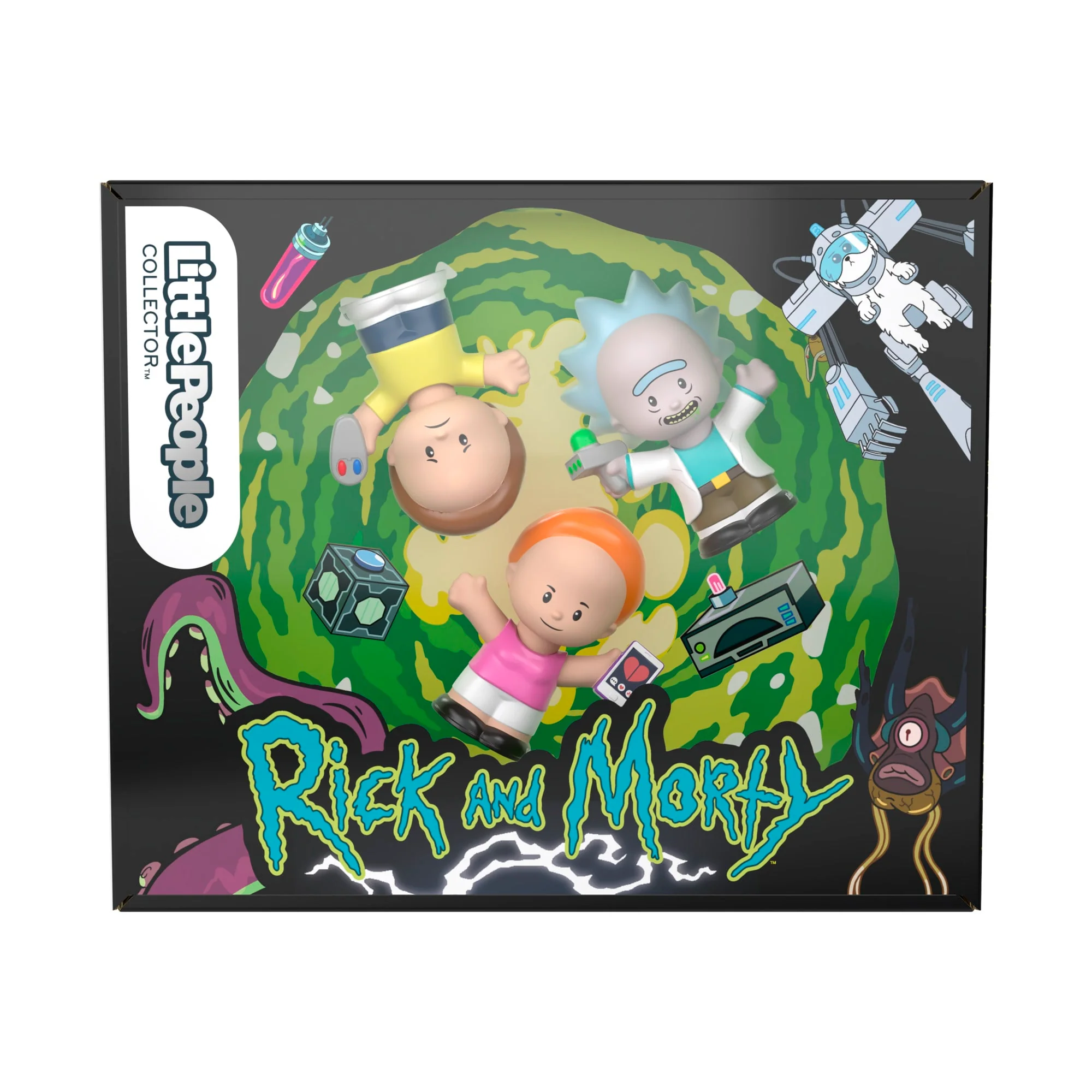Mattel Creations Little People Collector Rick and Morty Figure Set