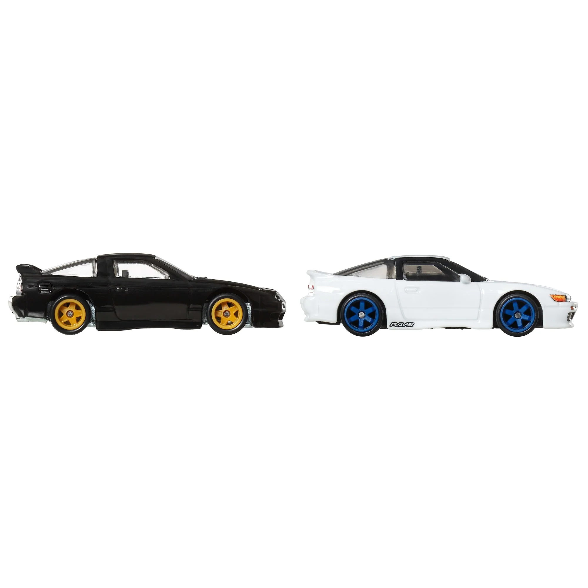 Mattel Creations Hot Wheels Premium Car Culture 2-Pack '96 NISSAN 180SX TYPE X & NISSAN SilEighty