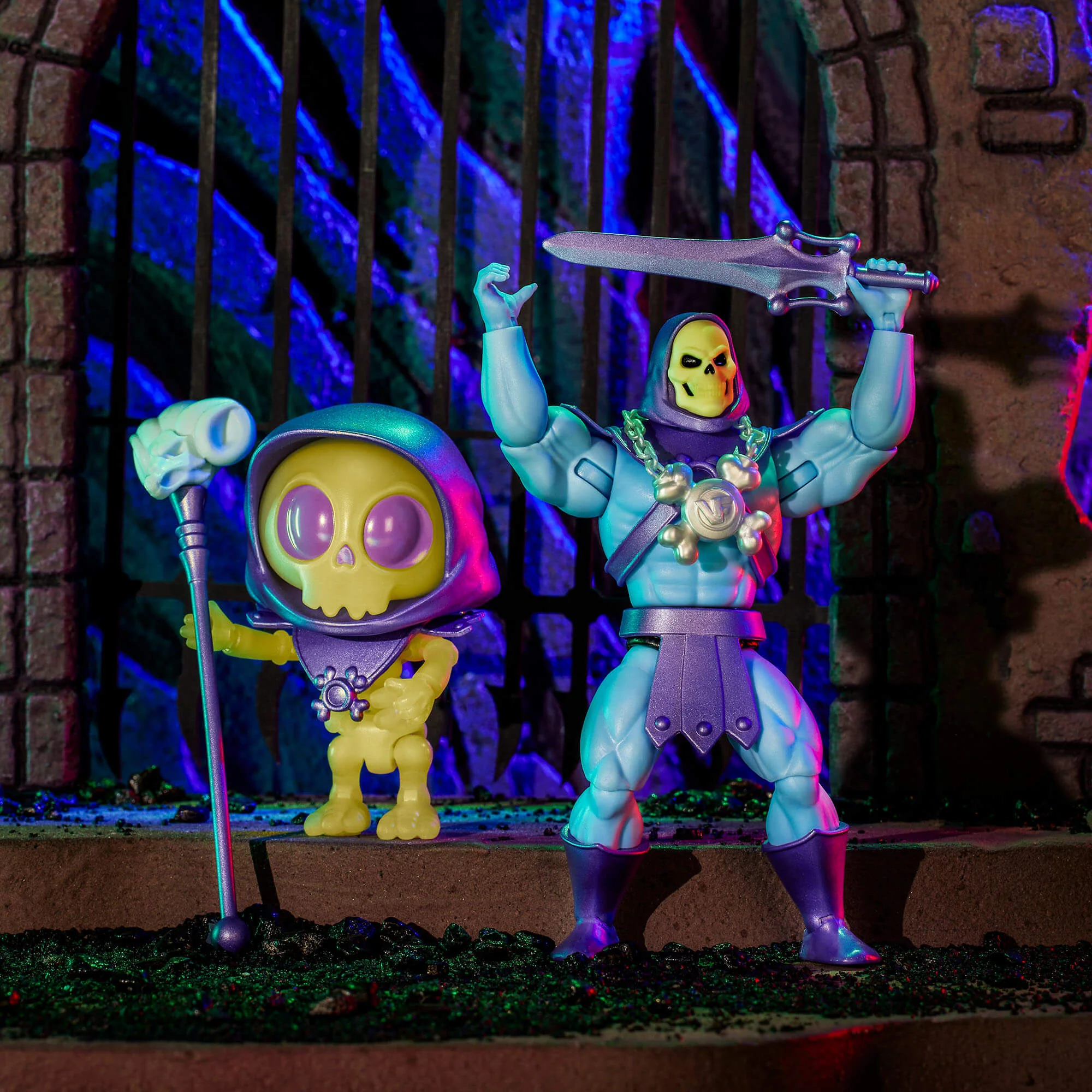 Mattel Creations Masters of the Universe Skeletor x VeeFriends Skilled Skeleton 2-Pack