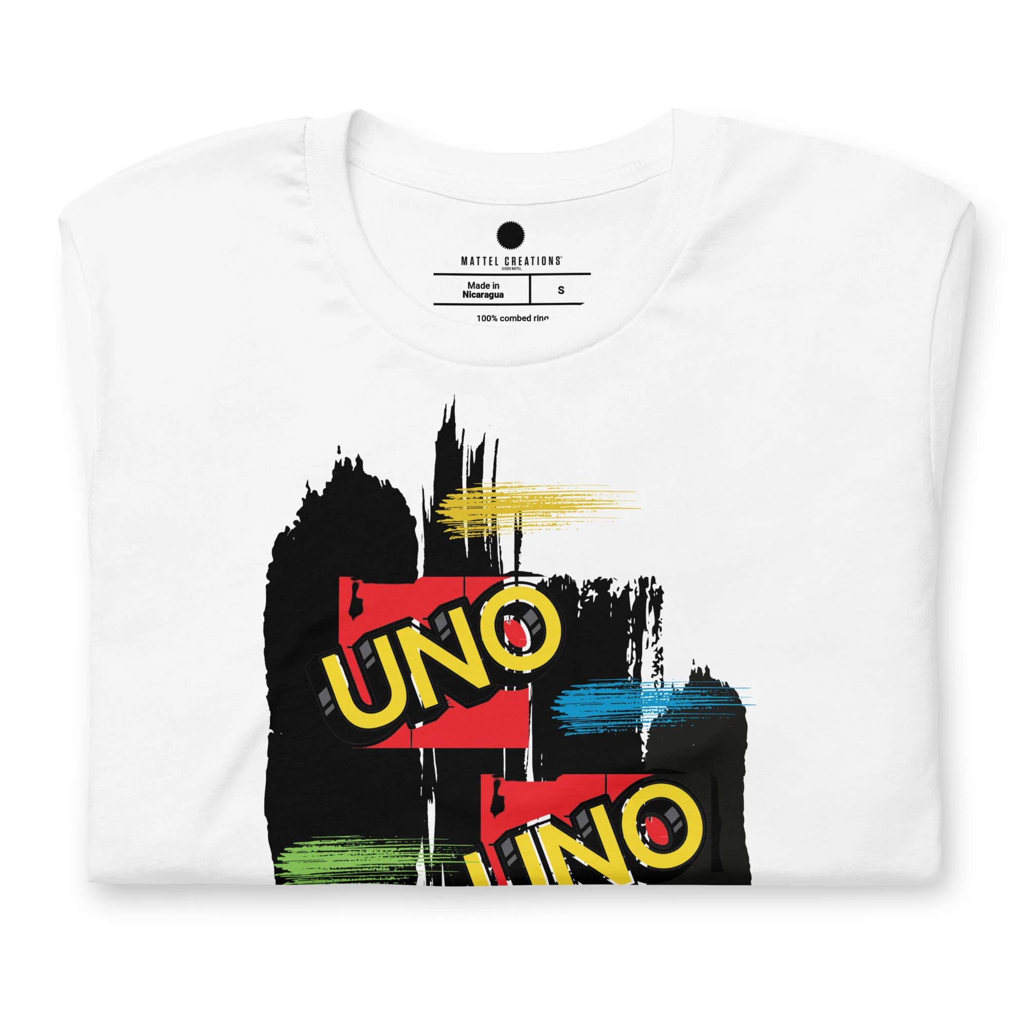 Mattel Creations UNO MC Revealed Fan-Designed White T-Shirt