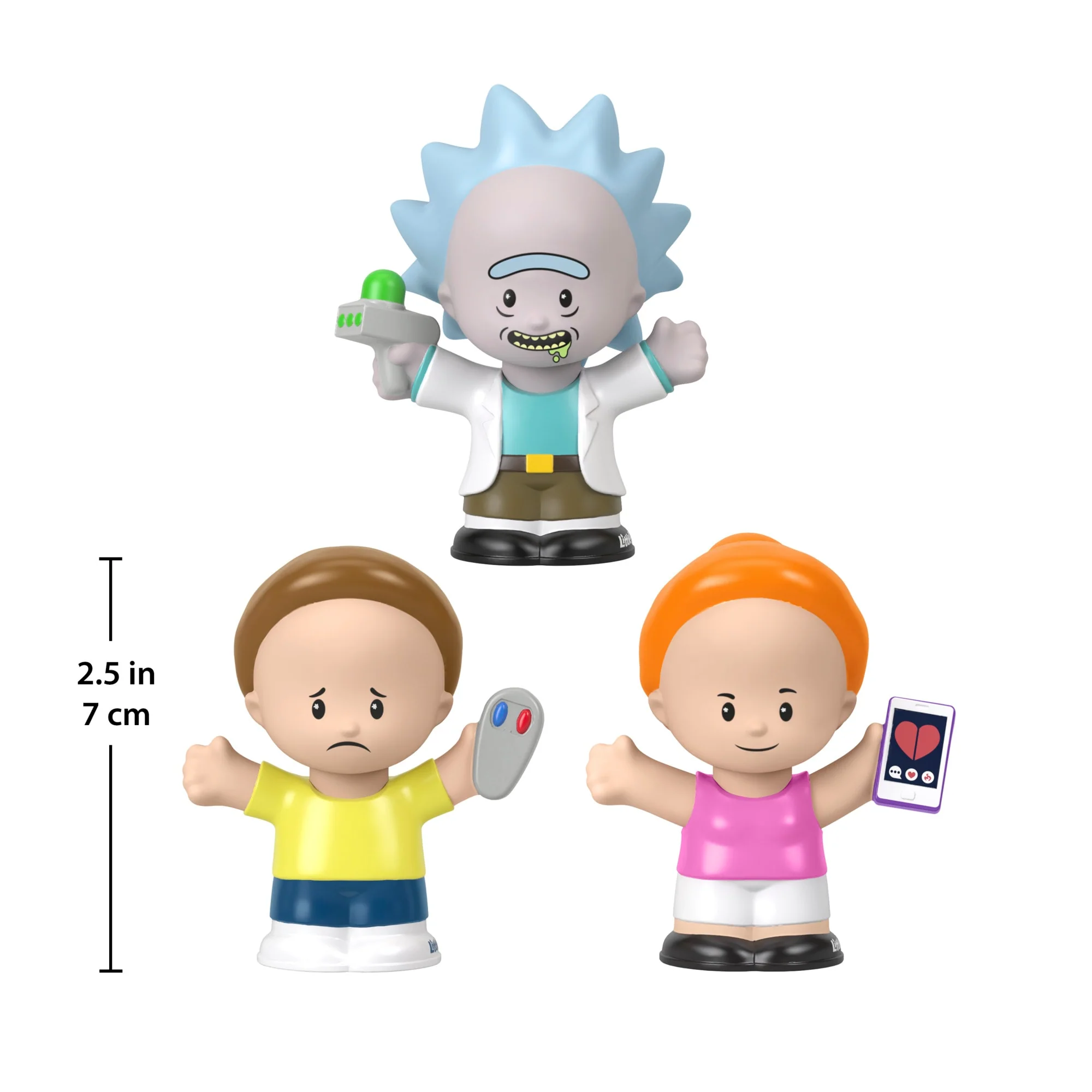 Mattel Creations Little People Collector Rick and Morty Figure Set