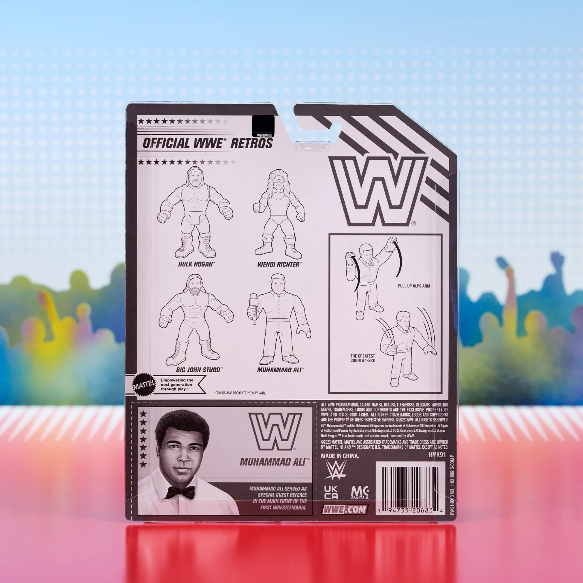 Mattel Creations WWE Retros Action Figure 4-Pack Bundle