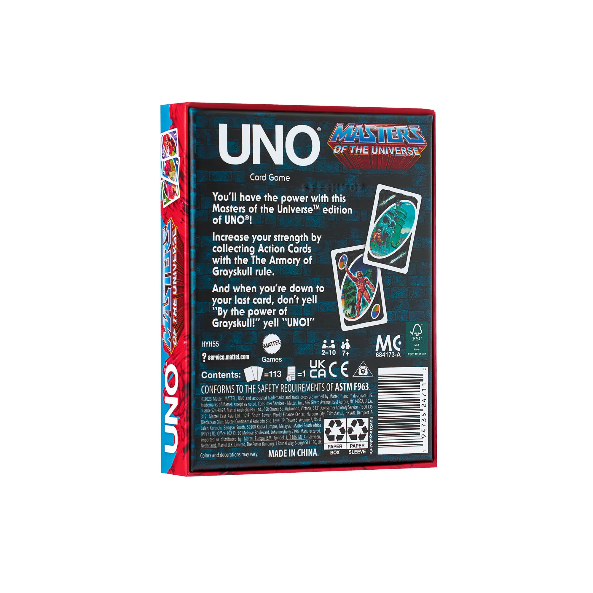 Mattel Creations UNO Fandom MOTU Game