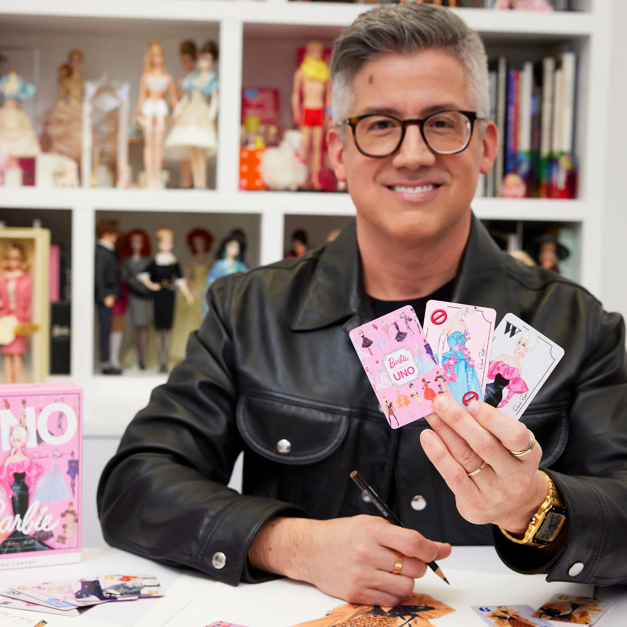 Mattel Creations UNO Canvas Barbie Fashion Model Collection Deck