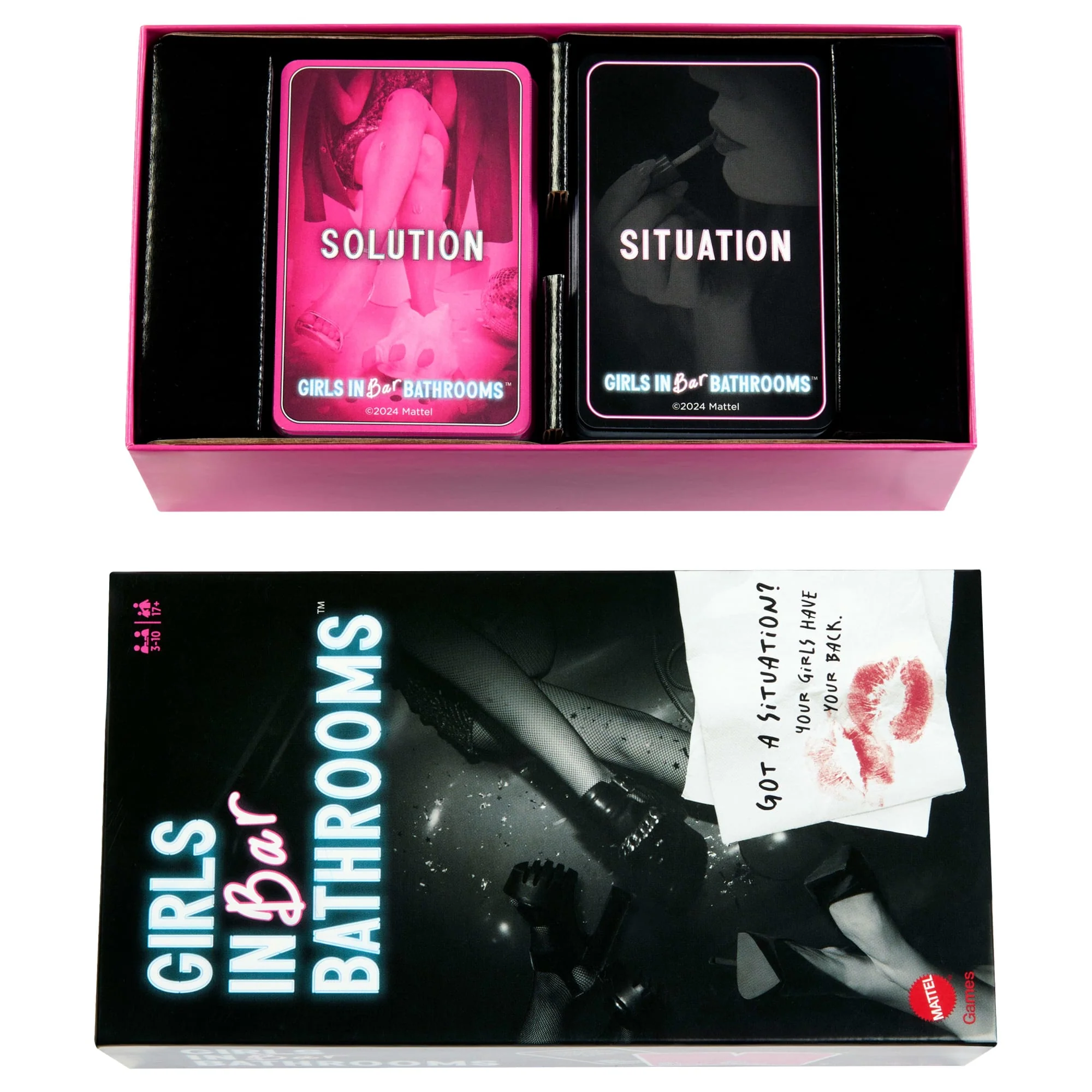 Mattel Creations Girls in Bar Bathrooms Adult Party Game