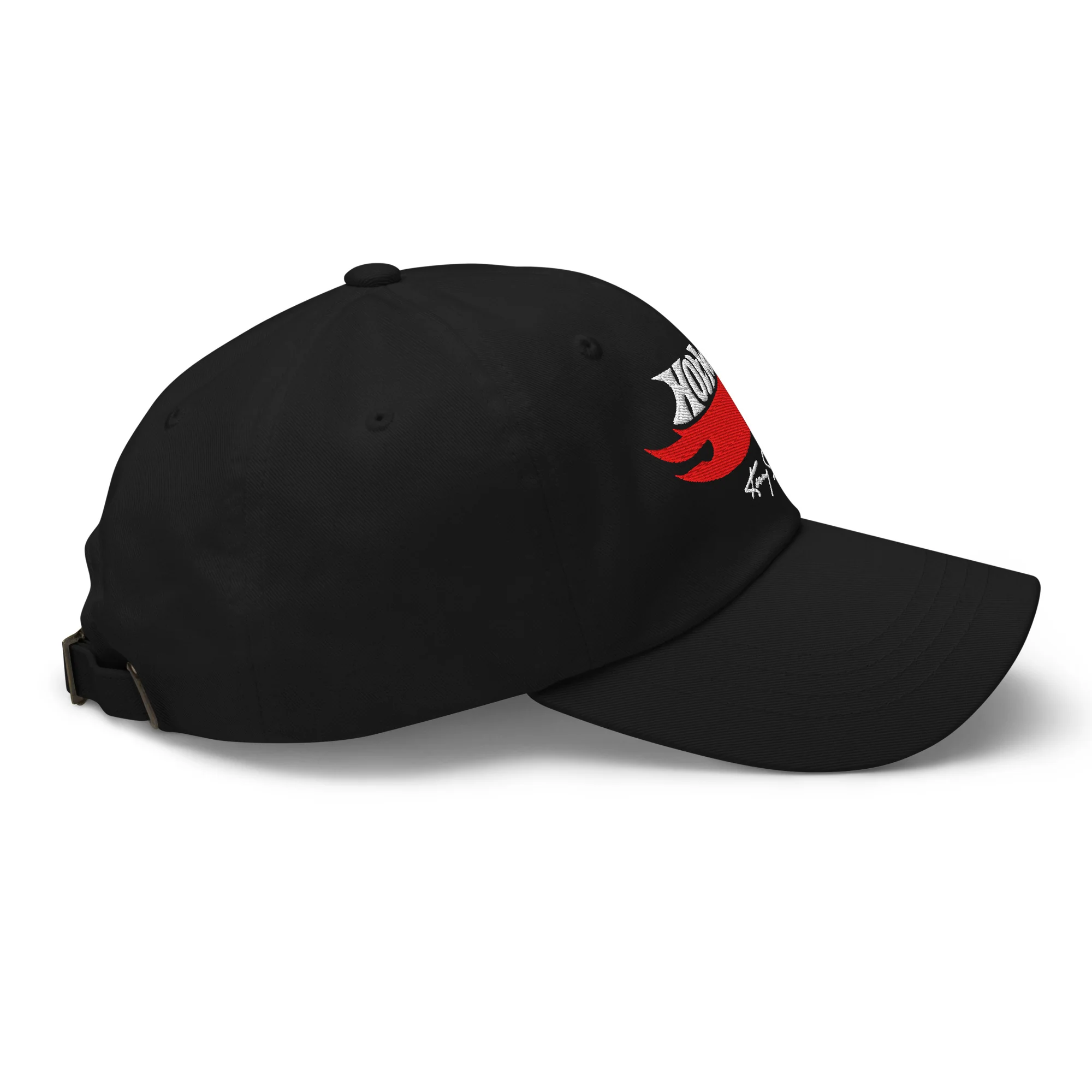 Mattel Creations Hot Wheels x Kenny Scharf Black Embroidered Dad Hat