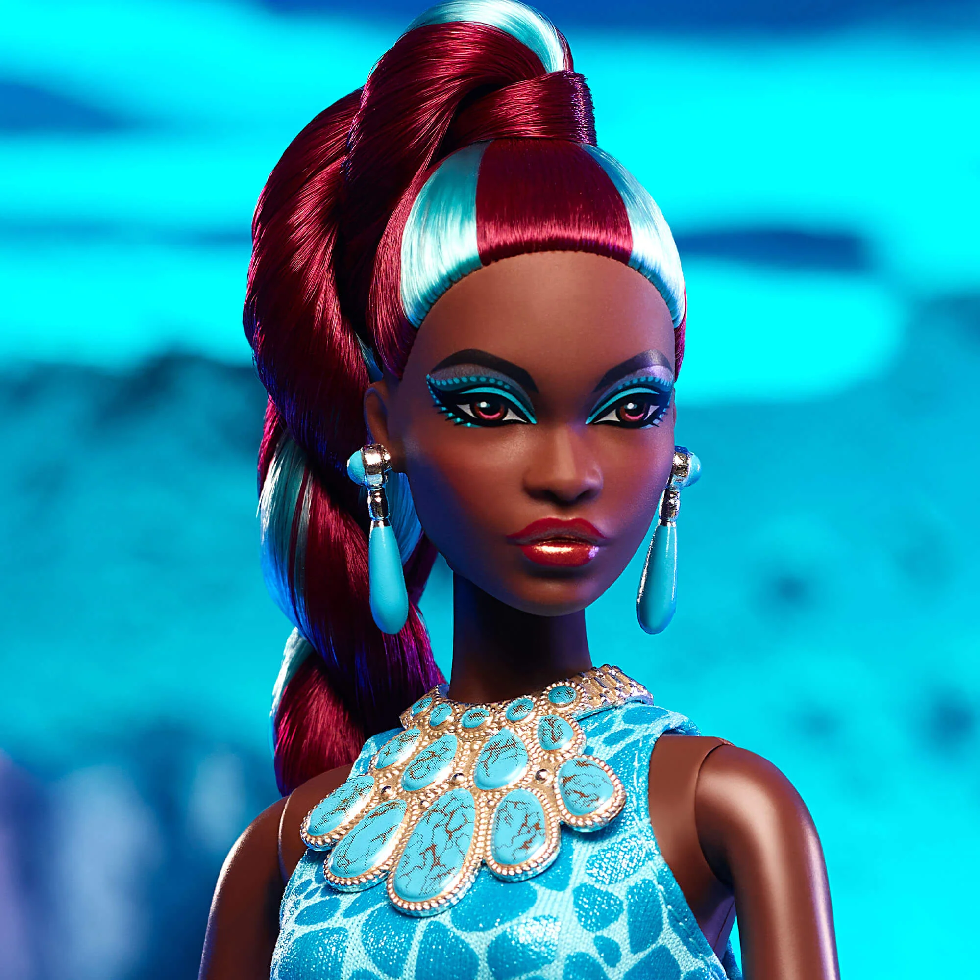 Mattel Creations Barbie Fantasy Collection Turquoise Doll