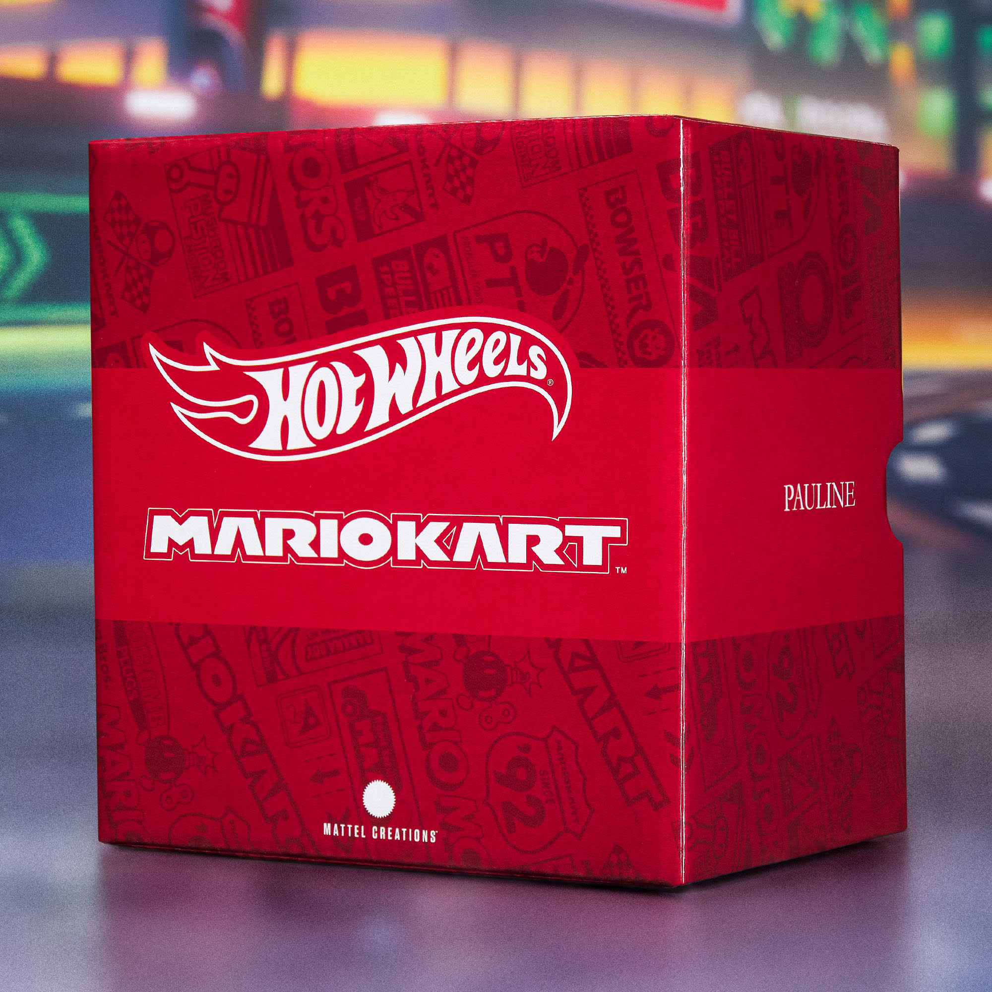 Mattel Creations Hot Wheels Mario Kart Pauline Vehicle