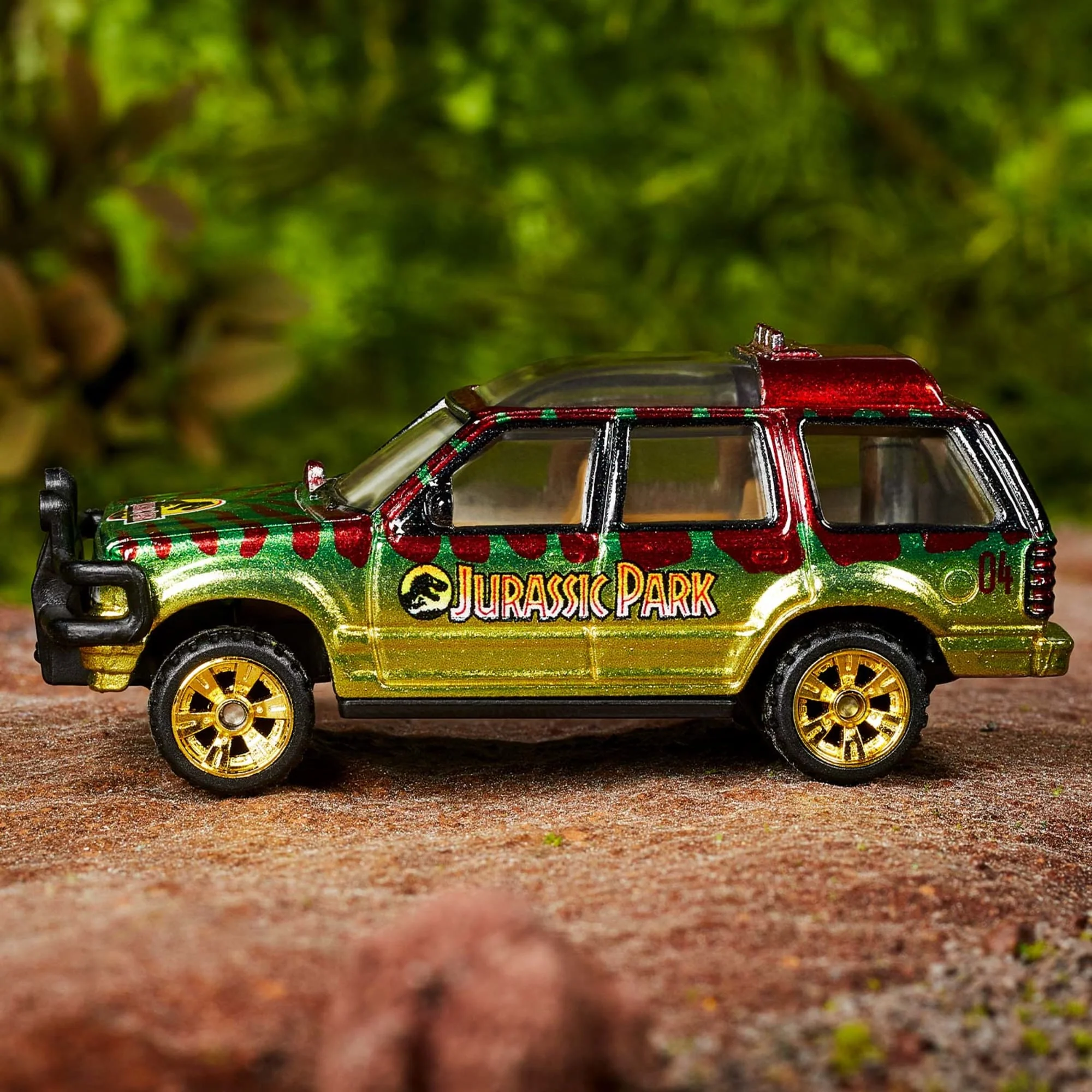 Mattel Creations Matchbox 1993 Ford Explorer Jurassic Park