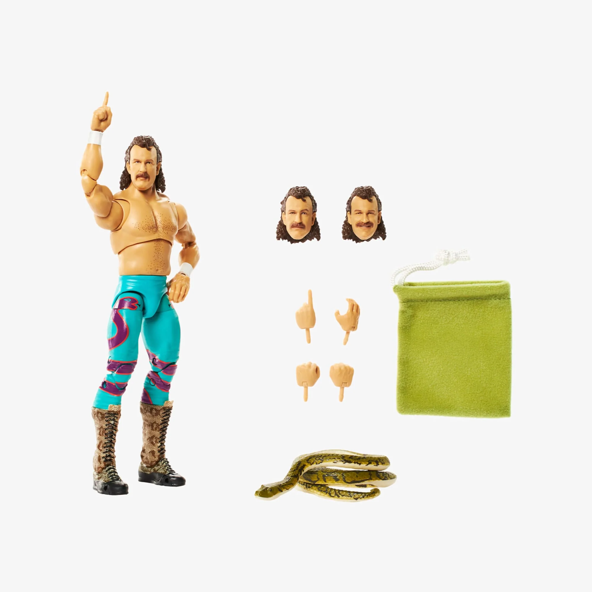 Mattel Creations WWE Action Figure Ultimate Edition Coliseum Collection Jake “The Snake” Roberts & “Ravishing” Rick Rude 2-Pack