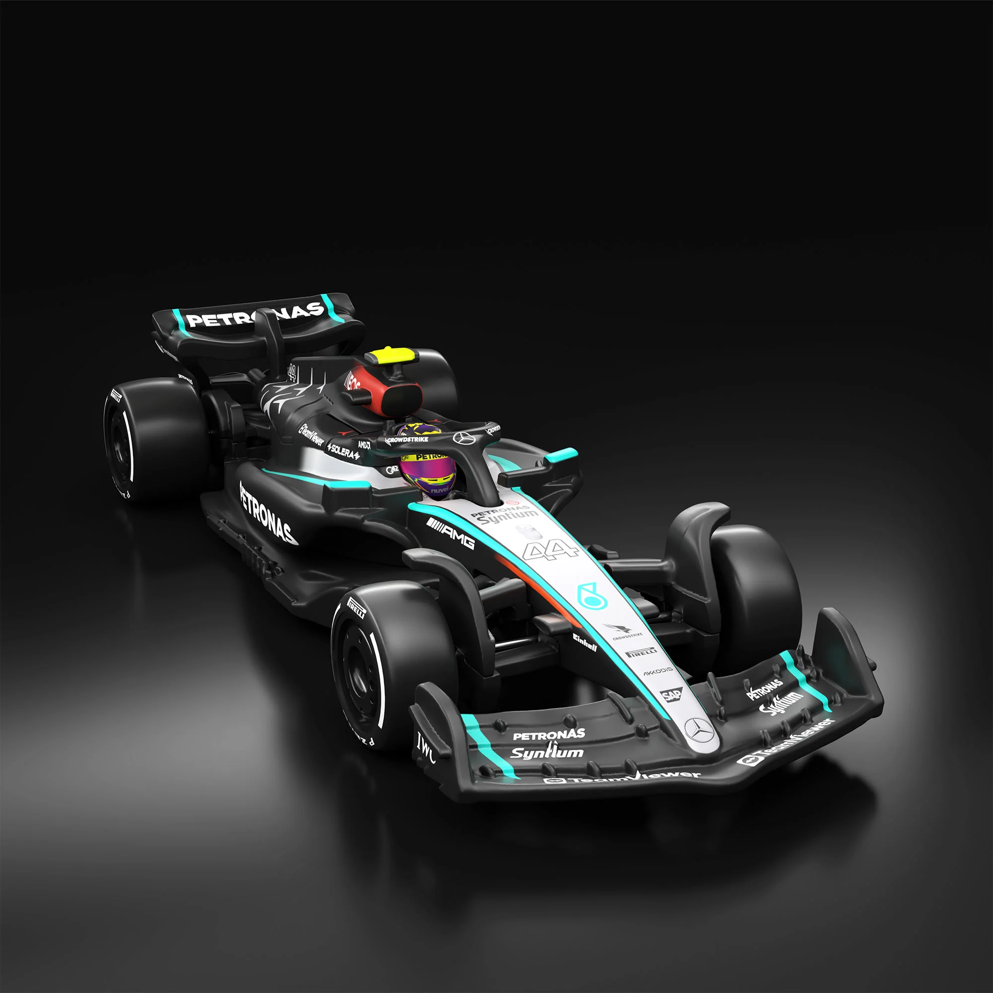 Mattel Creations Hot Wheels F1 Series: Mercedes-AMG PETRONAS Formula One Team W15 Car #44