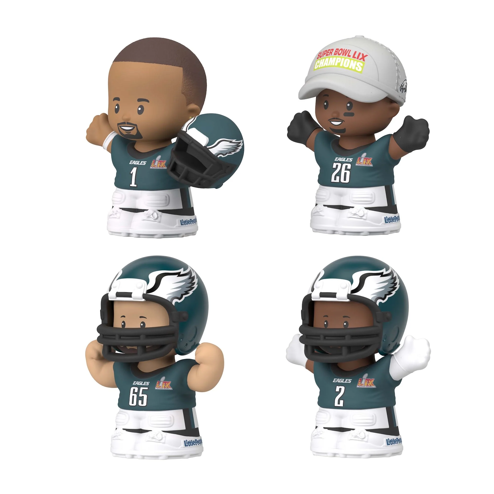 Mattel Creations Little People Collector x Super Bowl Eagles Set