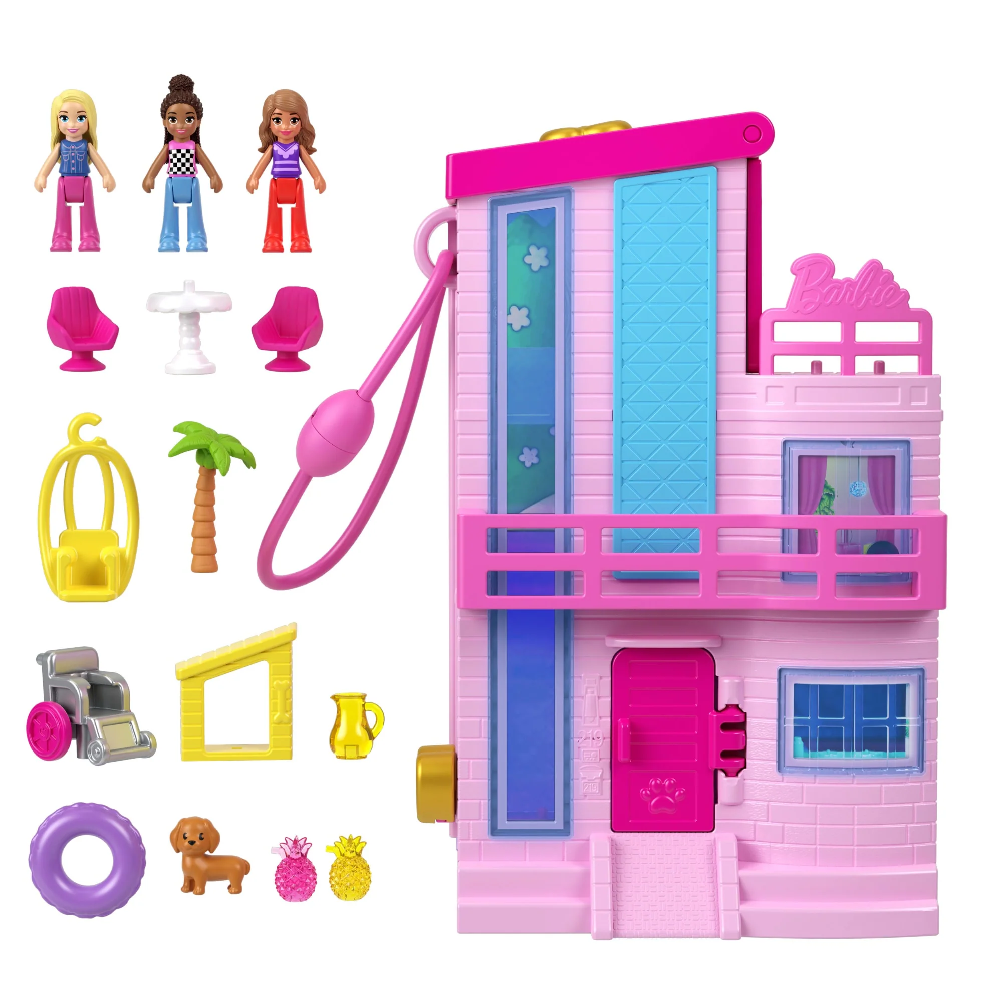 Mattel Creations Polly Pocket Barbie Dreamhouse Compact