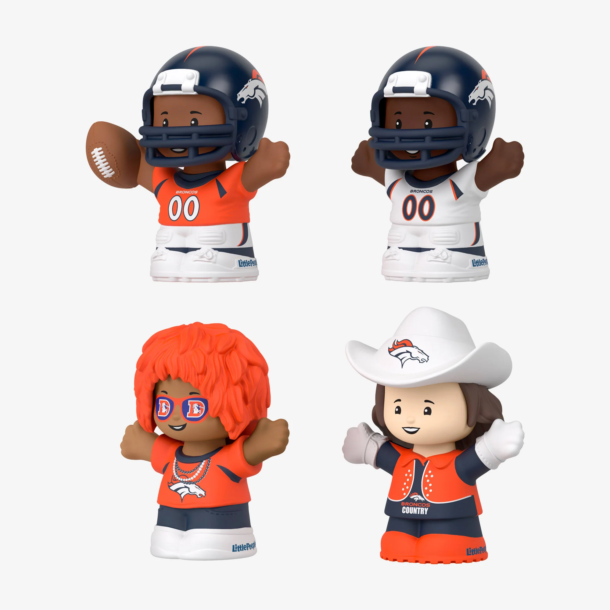 Mattel Creations Little People Collector x NFL Denver Broncos Set