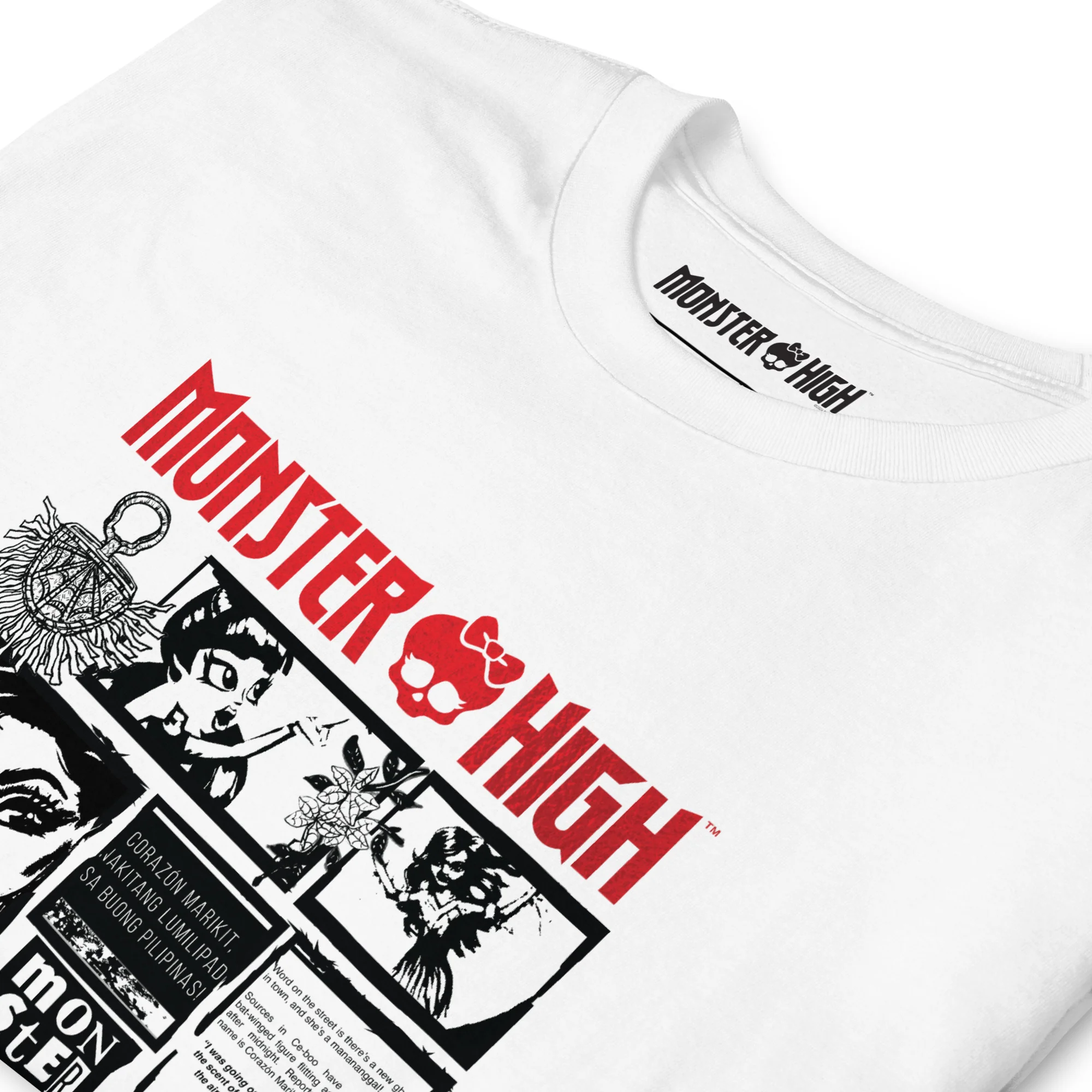 Mattel Creations Monster High Corazon Marikit White T-Shirt