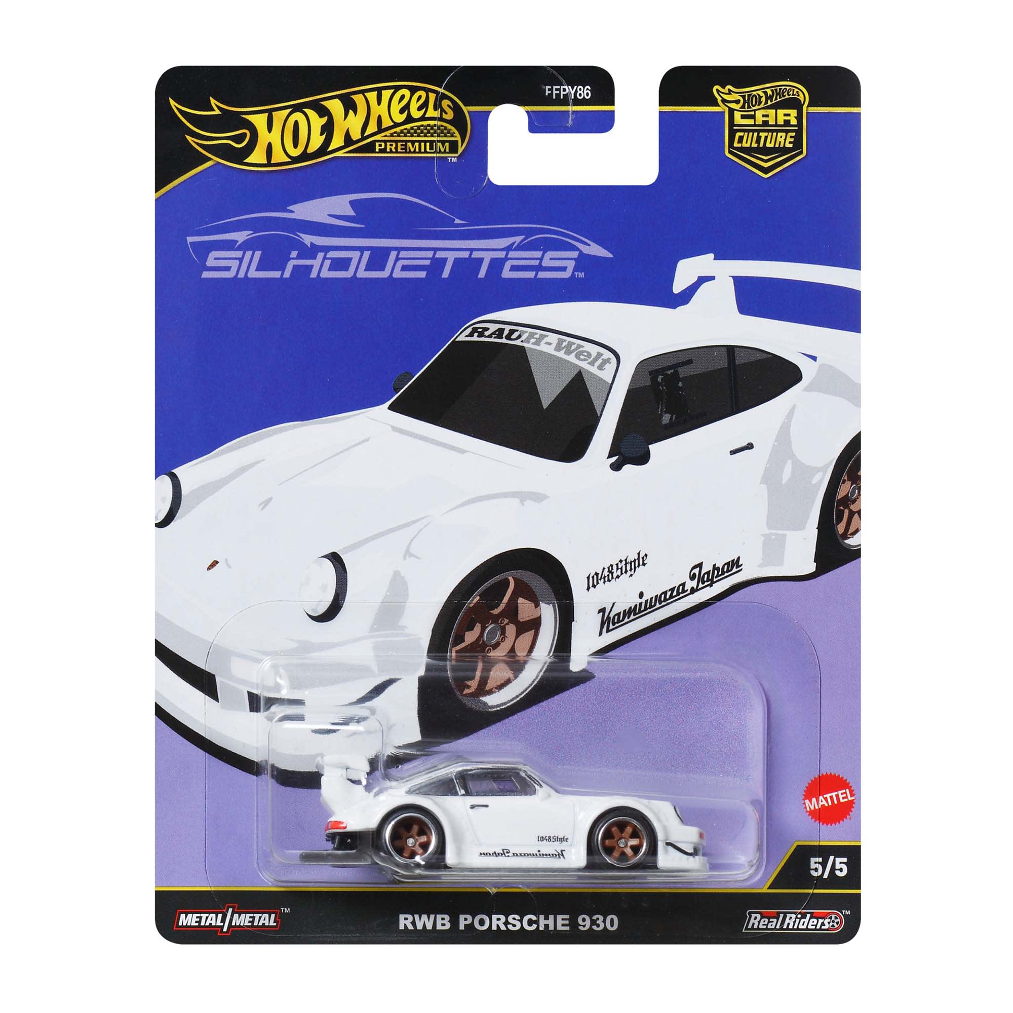 Mattel Creations Hot Wheels Premium Car Culture Collectible Porsche 930 RWB