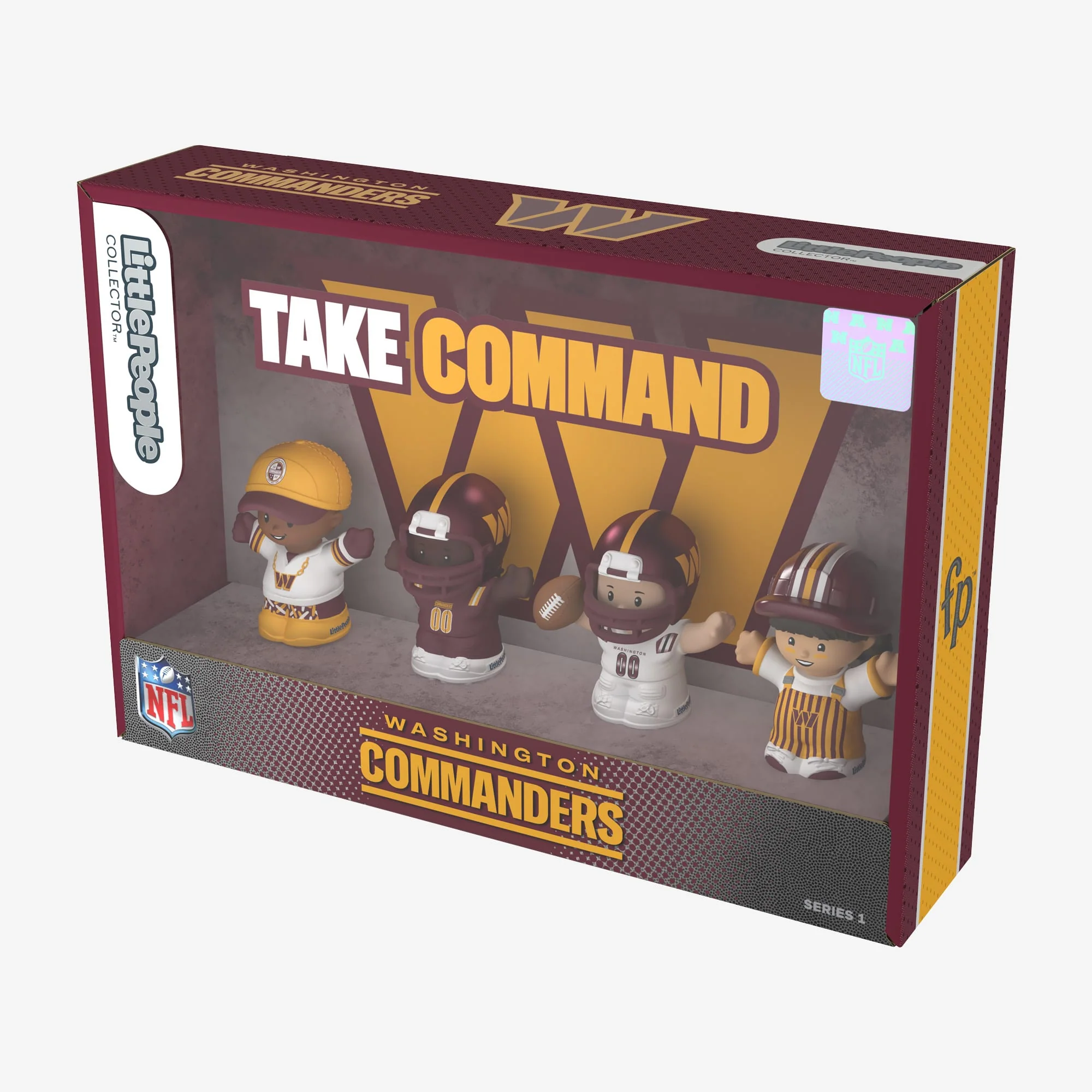 Mattel Creations Little People Collector x NFL Washington Commanders Set