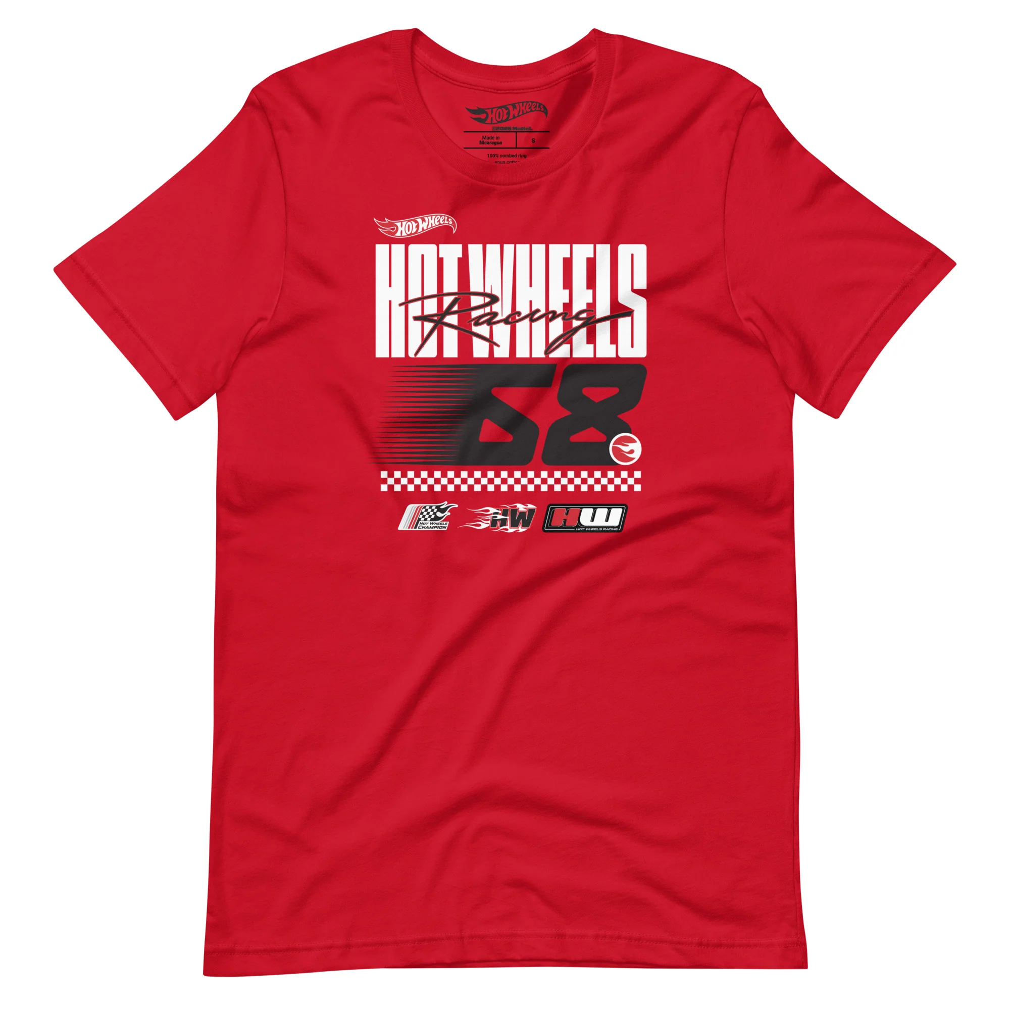 Mattel Creations Hot Wheels Racing Red T-Shirt