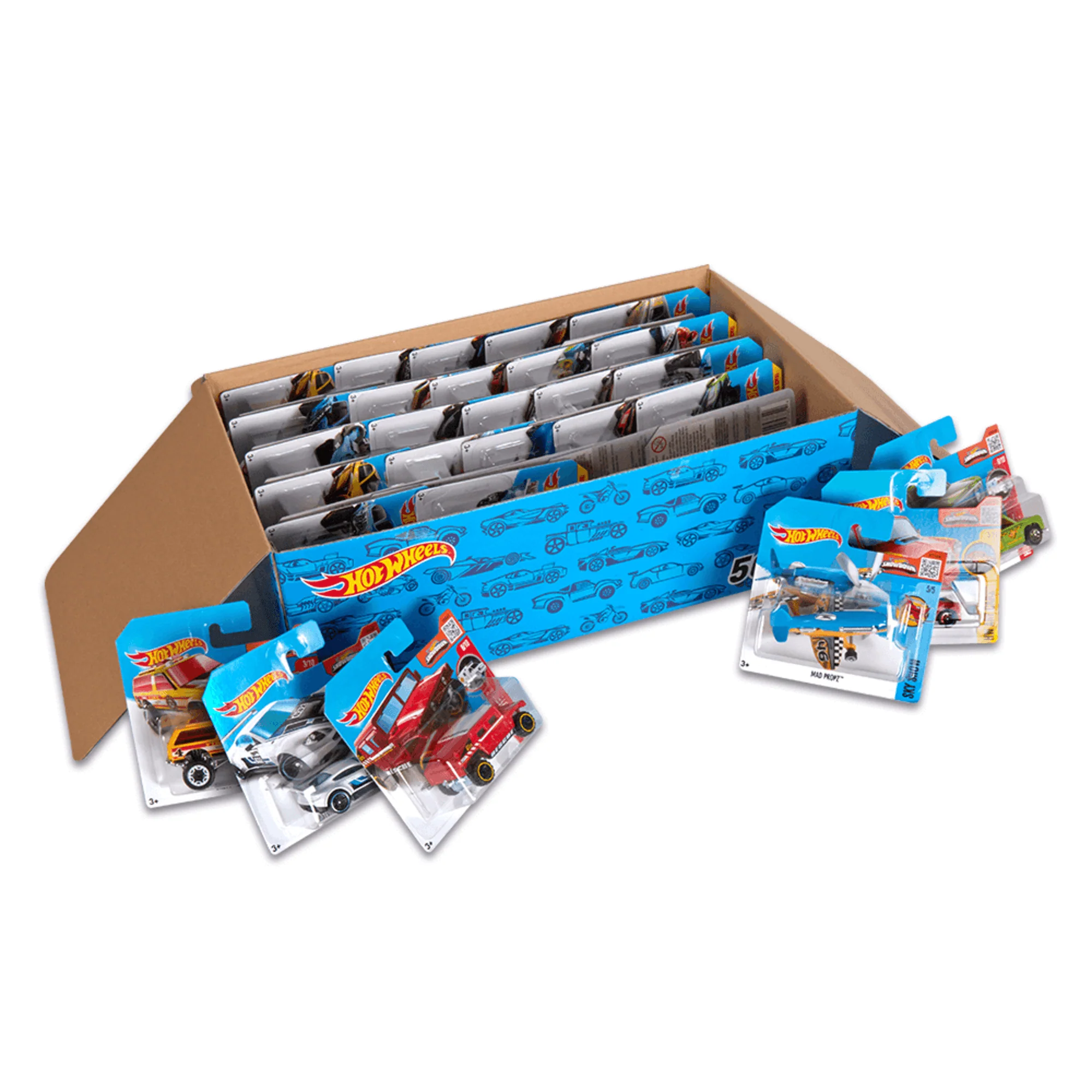 Mattel Creations Hot Wheels Mainline 100-Car Case Pack