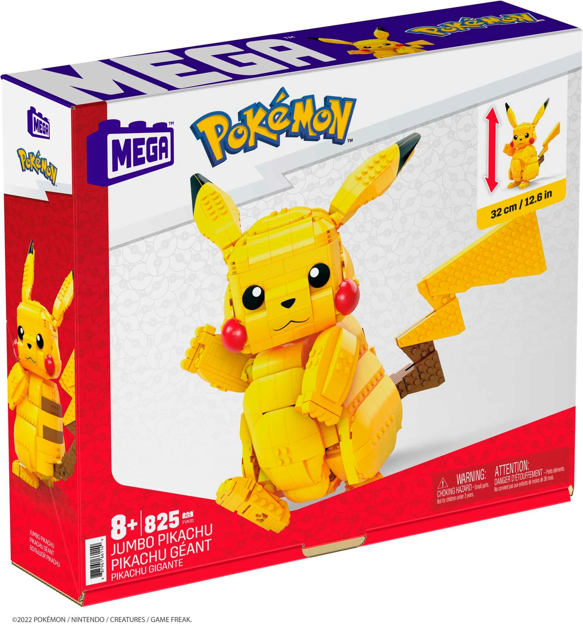 Mattel Creations MEGA Pokémon Building Toy Kit Jumbo Pikachu