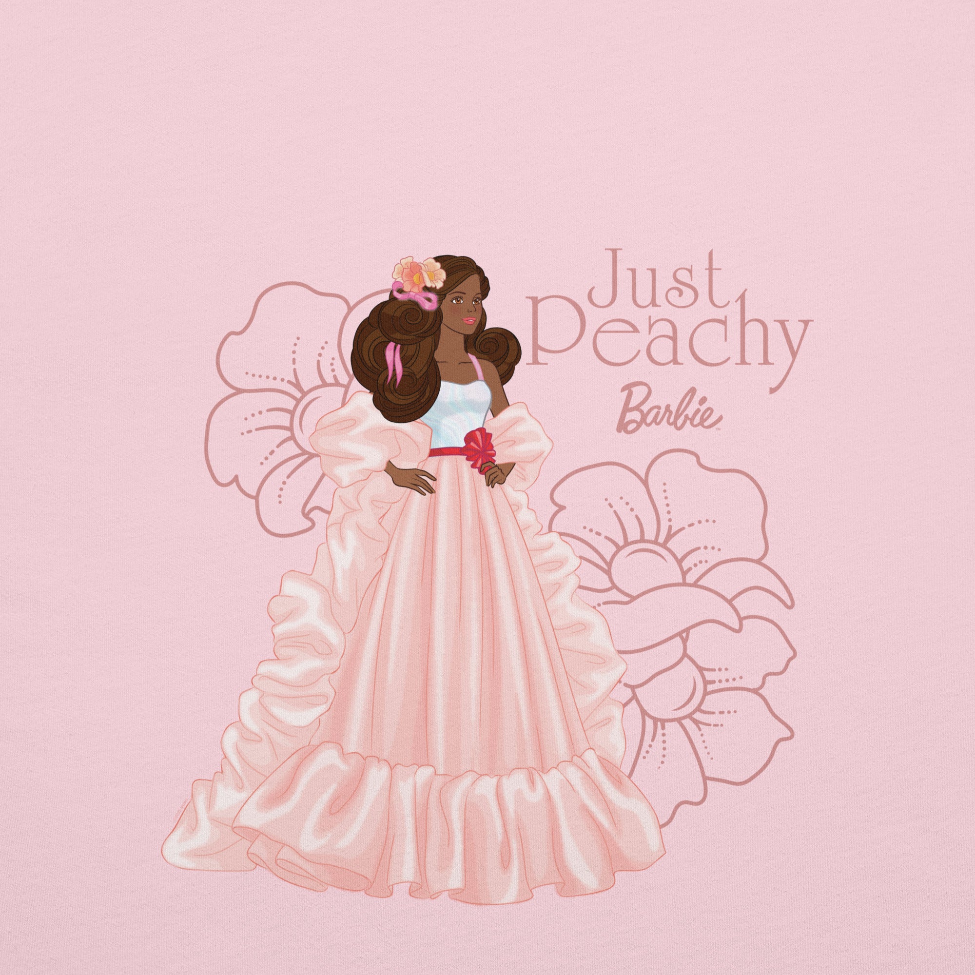 Mattel Creations Barbie Peaches 'n Cream Pink T-Shirt