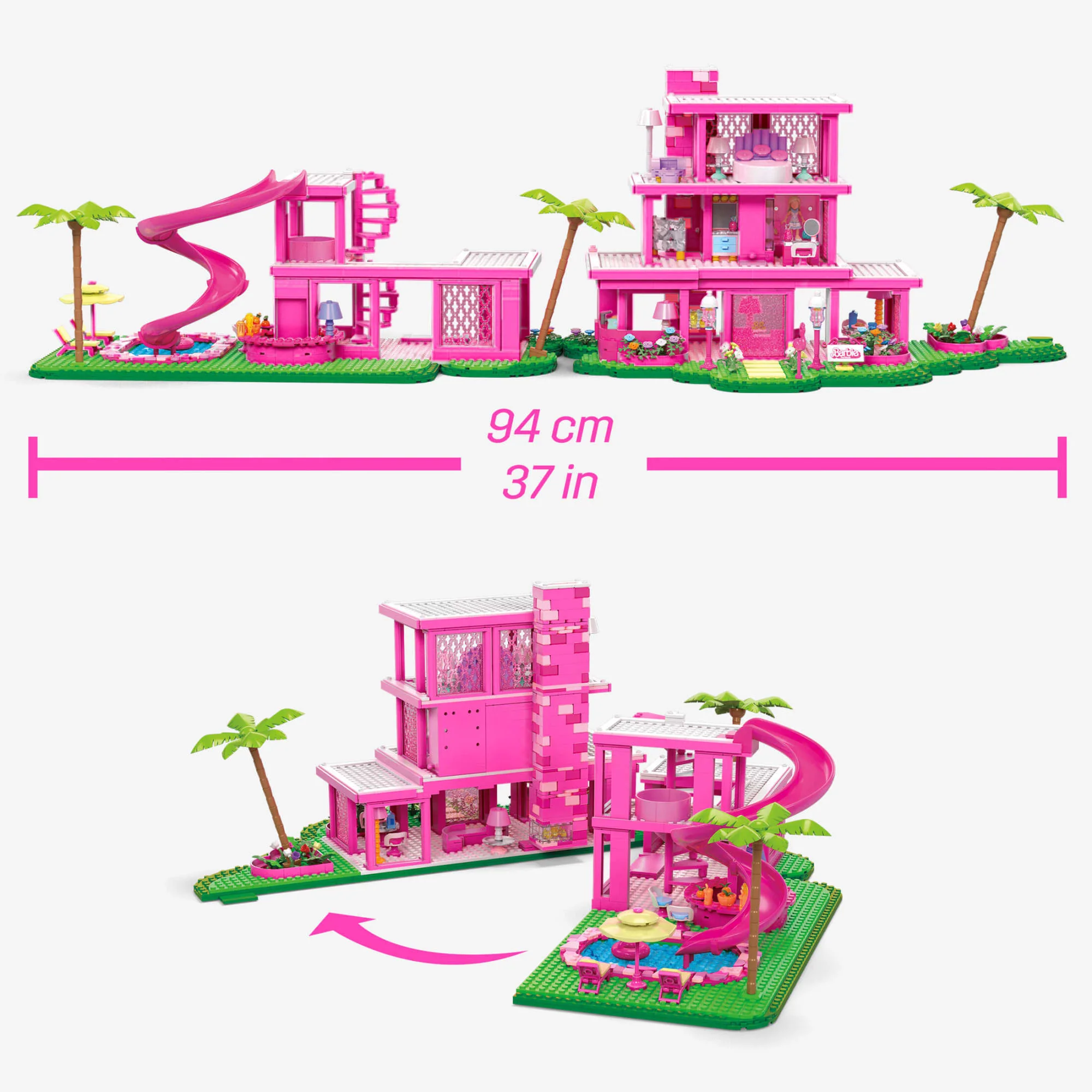 Mattel Creations MEGA Barbie The Movie Replica DreamHouse Building Kit