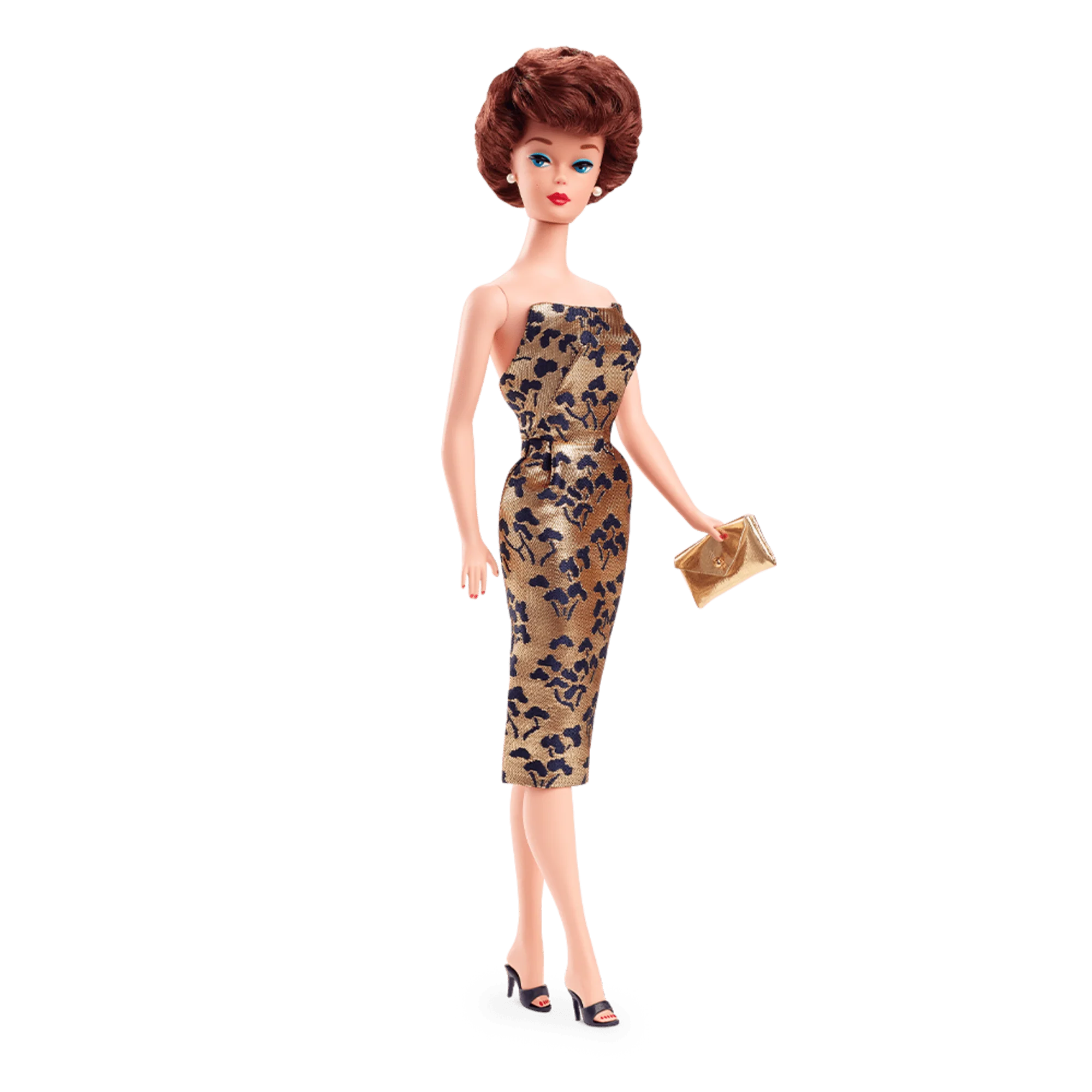 Mattel Creations 1961 Brownette Bubble Cut Barbie Doll Reproduction