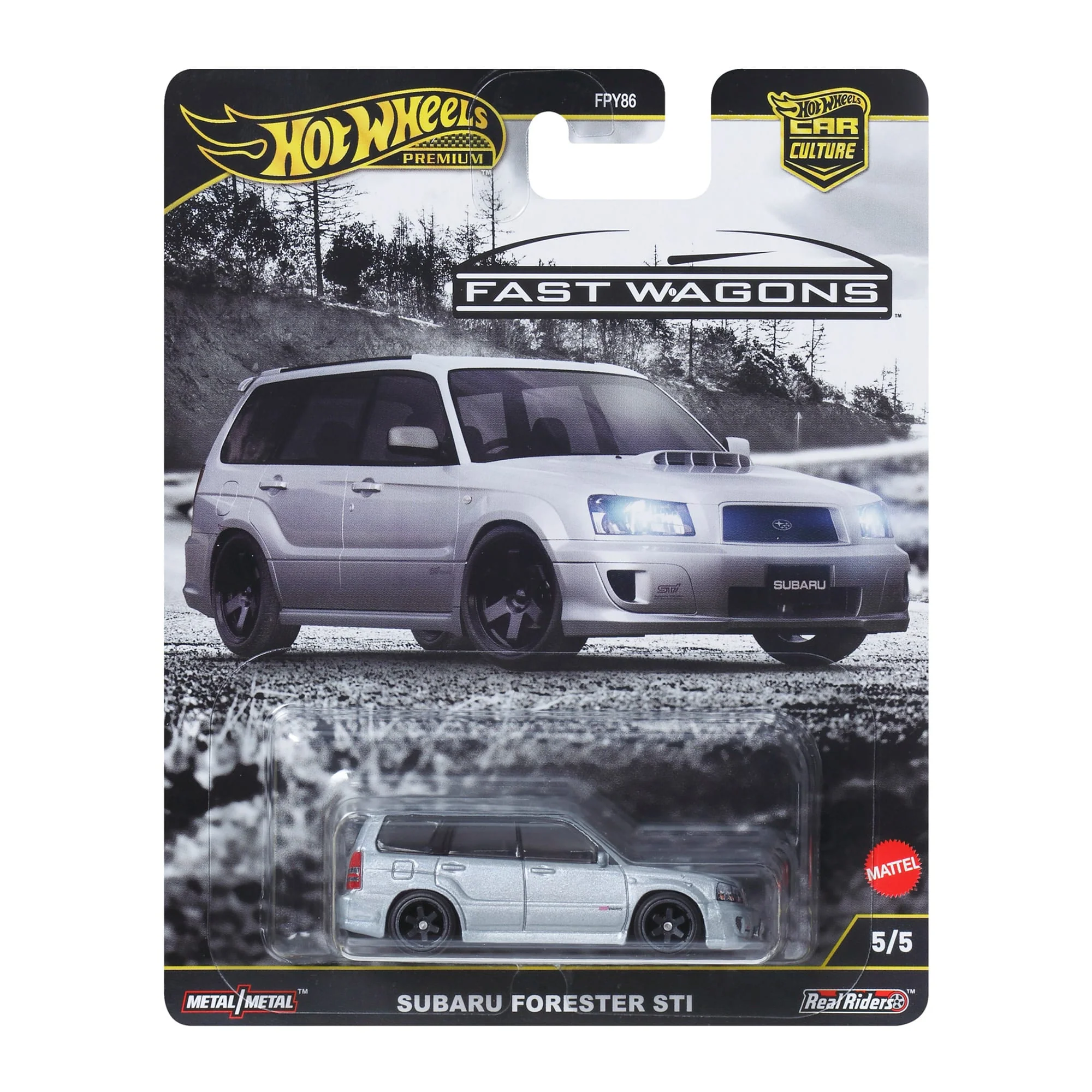 Mattel Creations Hot Wheels Premium Car Culture Fast Wagons Subaru Forester STI