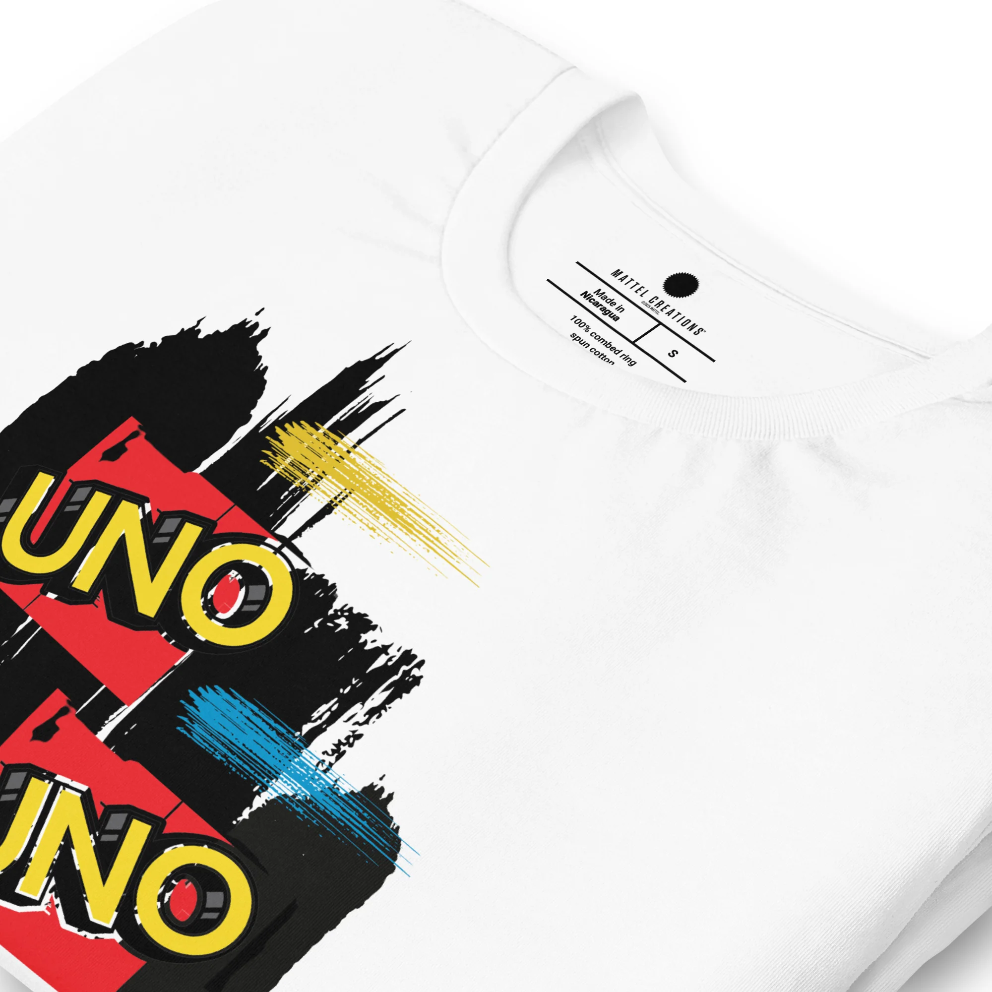 Mattel Creations UNO MC Revealed Fan-Designed White T-Shirt