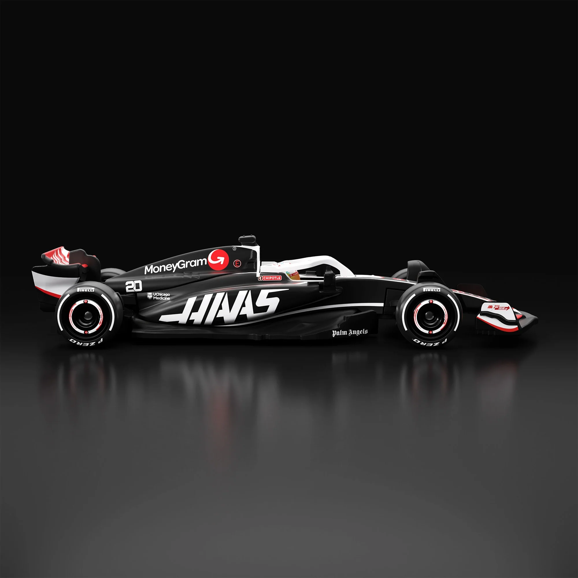 Mattel Creations Hot Wheels F1 Series: MoneyGram Haas F1 Team VF-24 Car #20