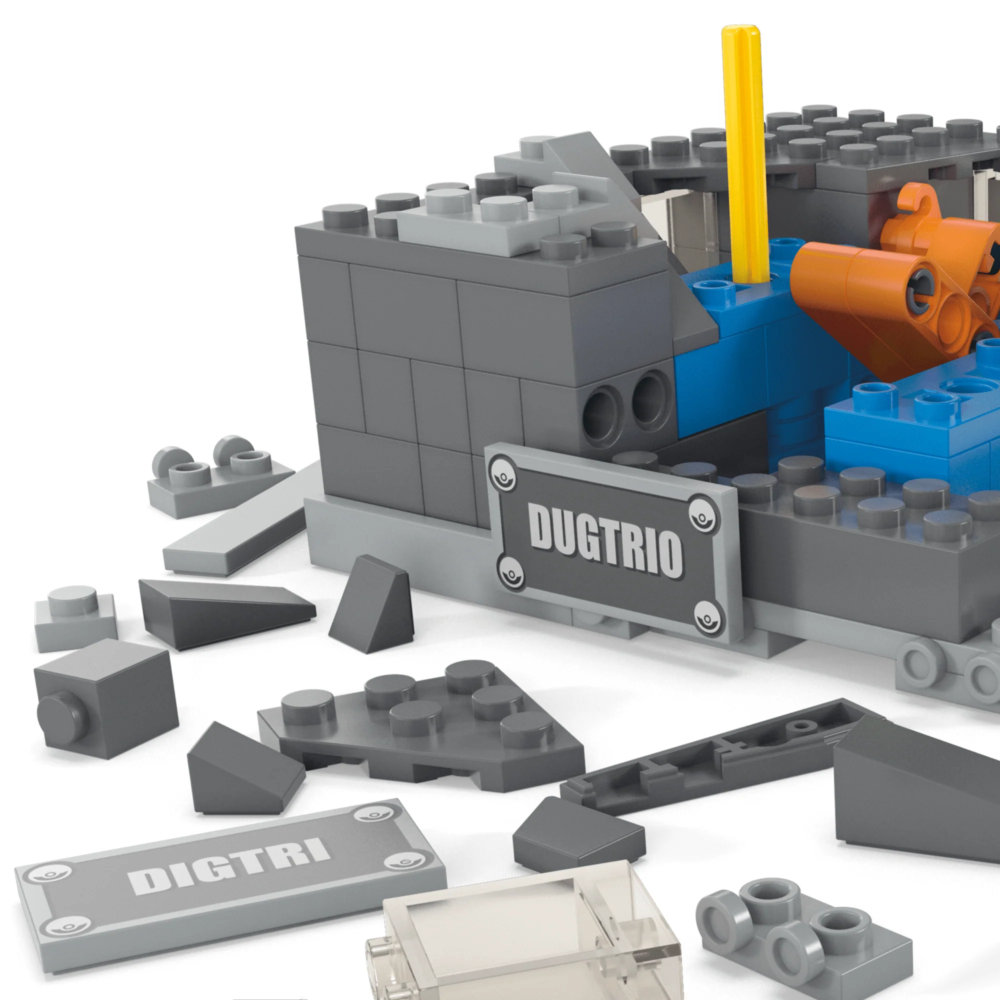 Mattel Creations Pokémon Mini Motion Dugtrio Building Set by MEGA