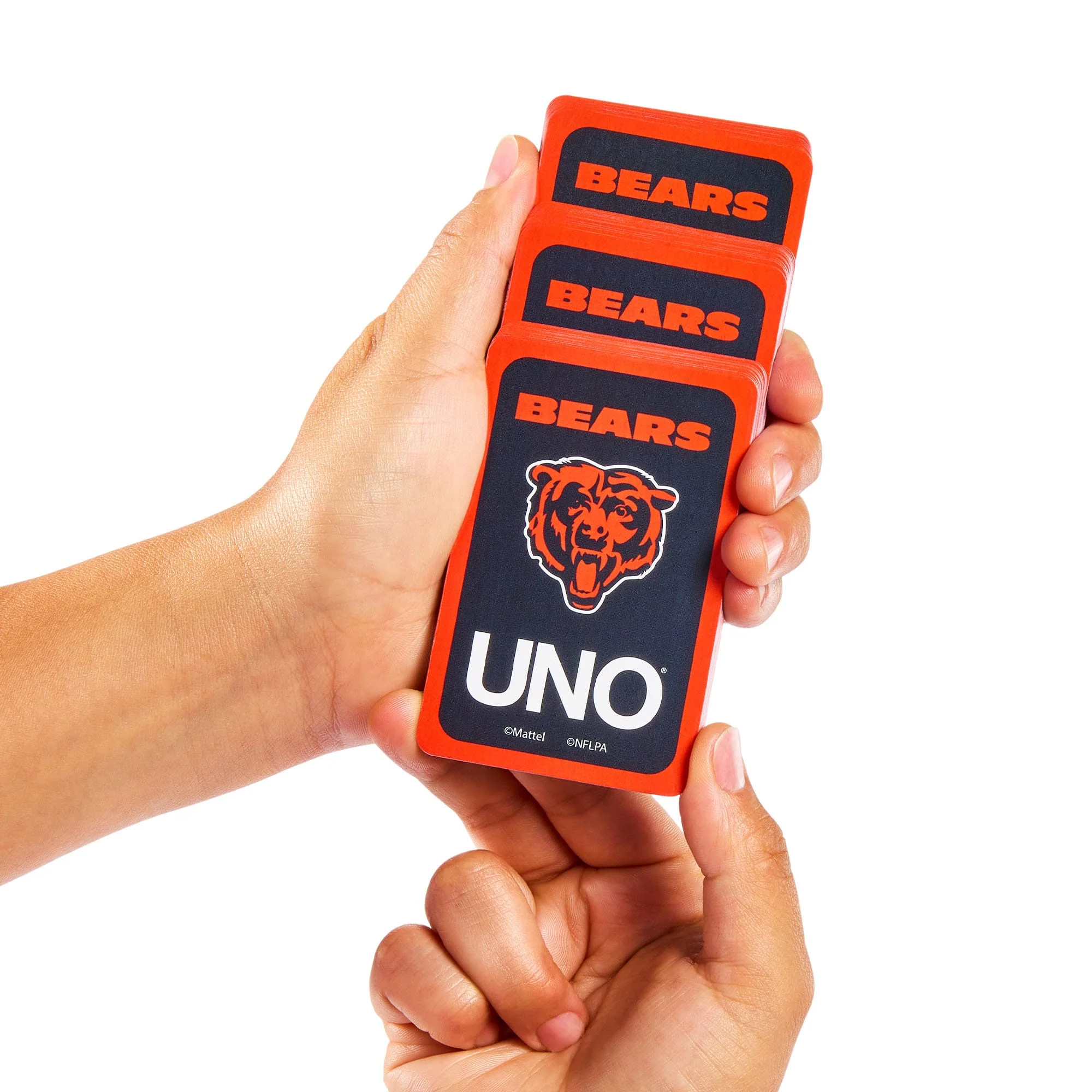 Mattel Creations UNO Fandom NFL Chicago Bears Game Deck