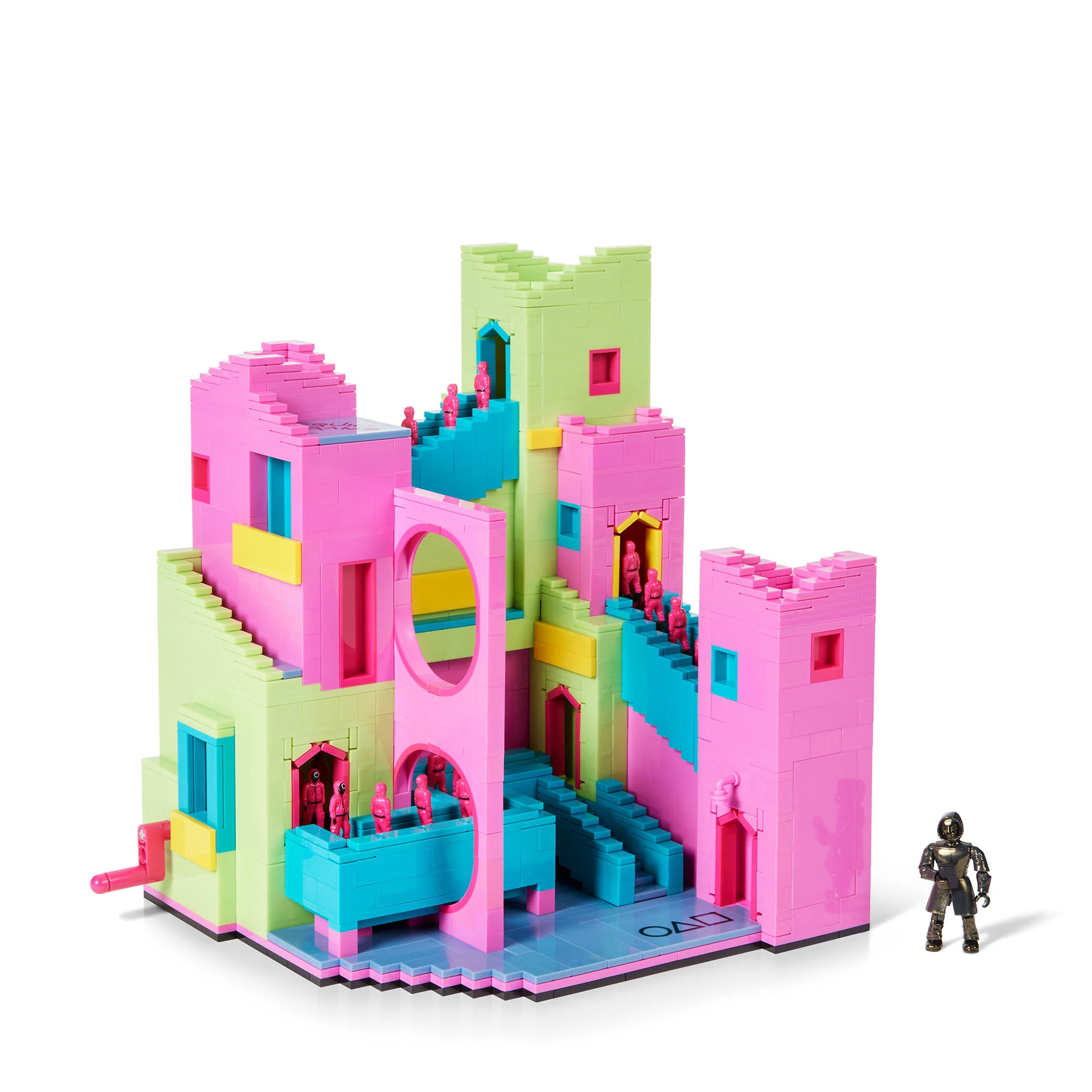 Mattel Creations MEGA Squid Game Staircase Collector Building Set