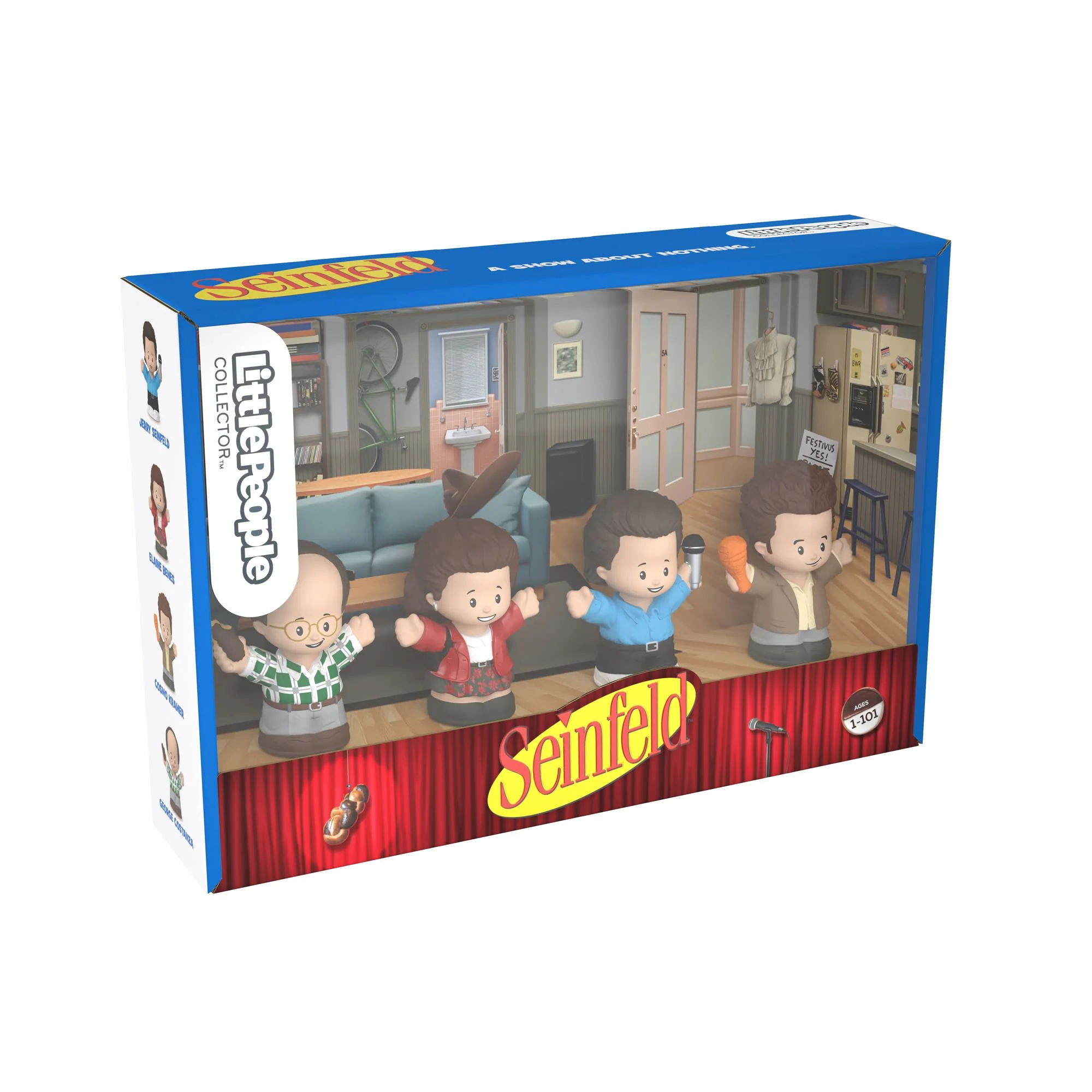 Mattel Creations Little People Collector Seinfeld Figures