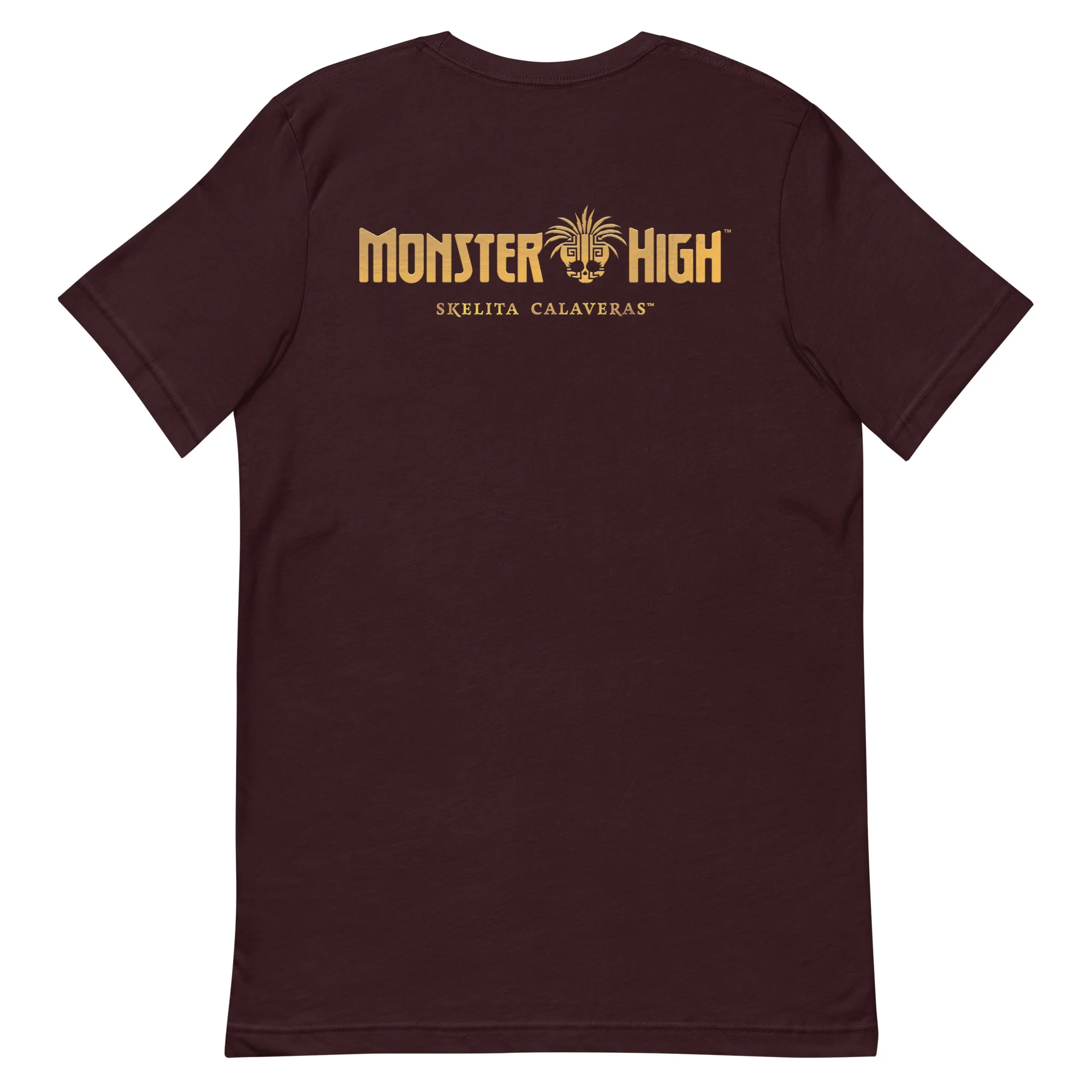 Mattel Creations Monster High Skelita Día de Muertos Embroidered Oxblood T-Shirt