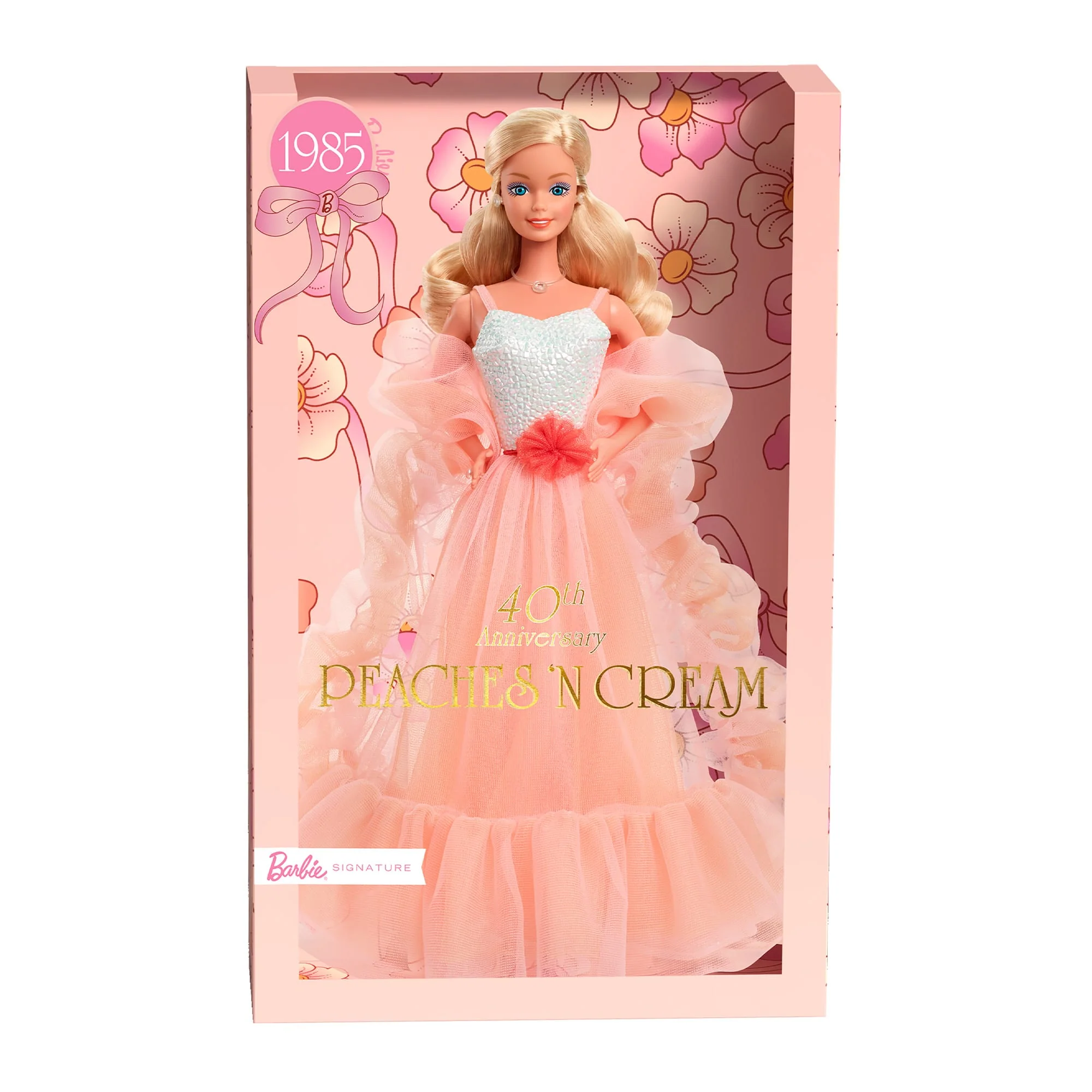 Mattel Creations Peaches 'n Cream Barbie Doll, Blonde Hair