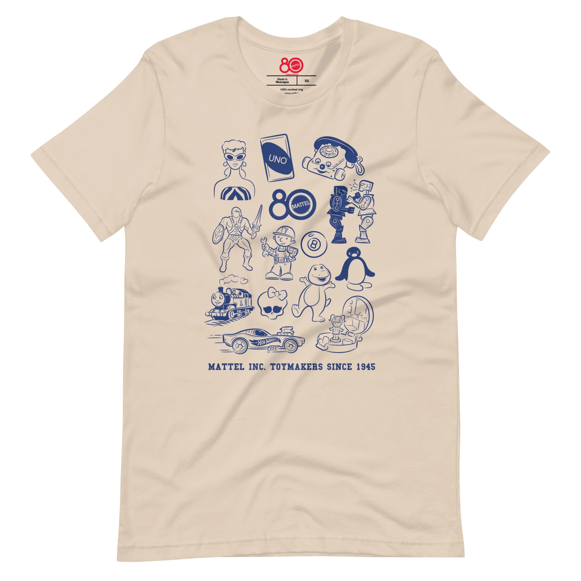 Mattel Creations Mattel 80th Brand Icons T-Shirt