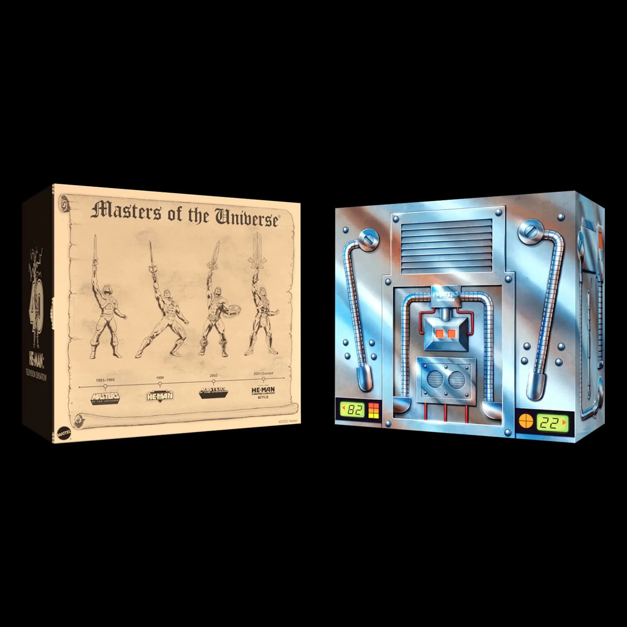 Mattel Creations Masters of the Universe Origins He-Man 40th Anniversary 4-Pack