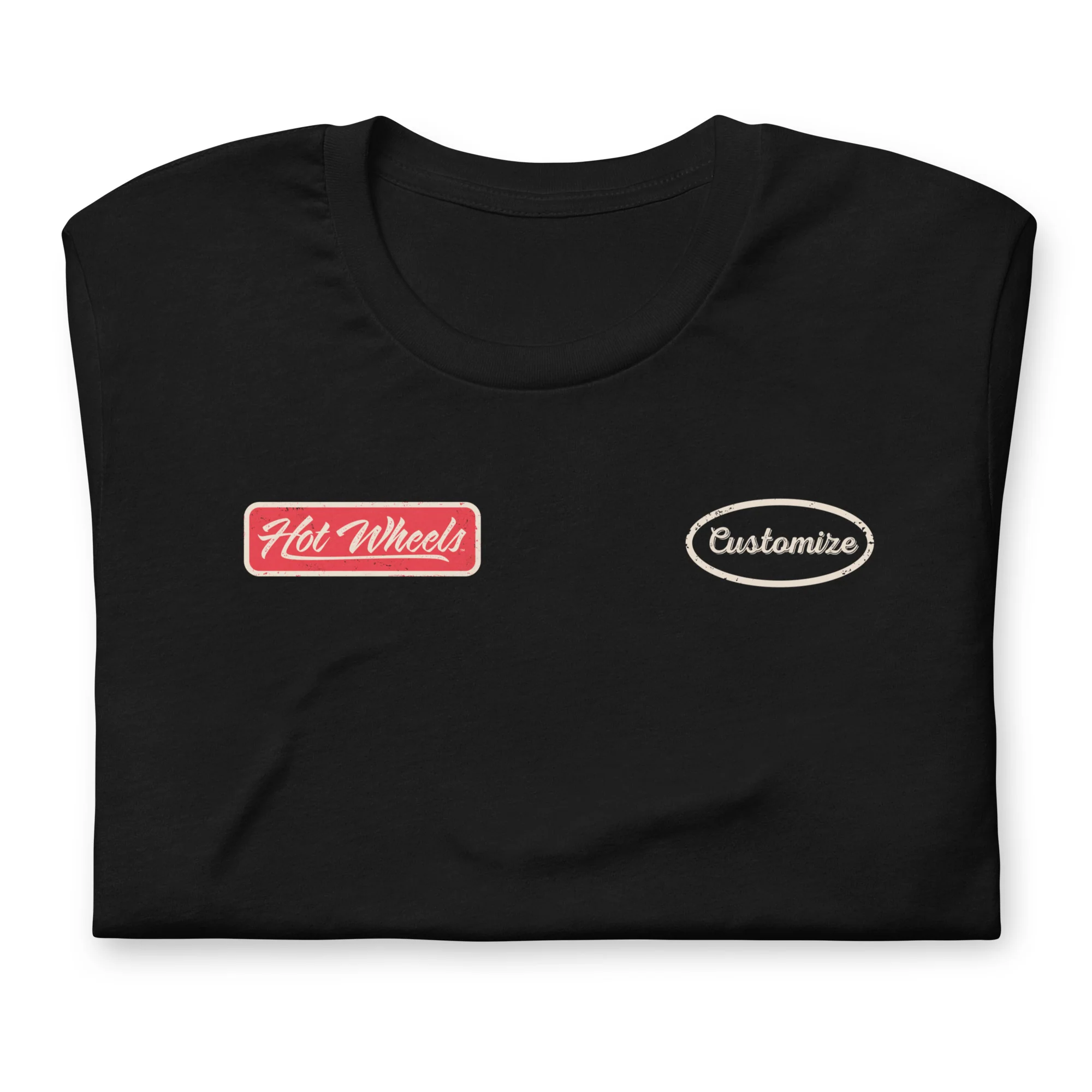 Mattel Creations Hot Wheels Customizable Legends Mechanic Black T-Shirt