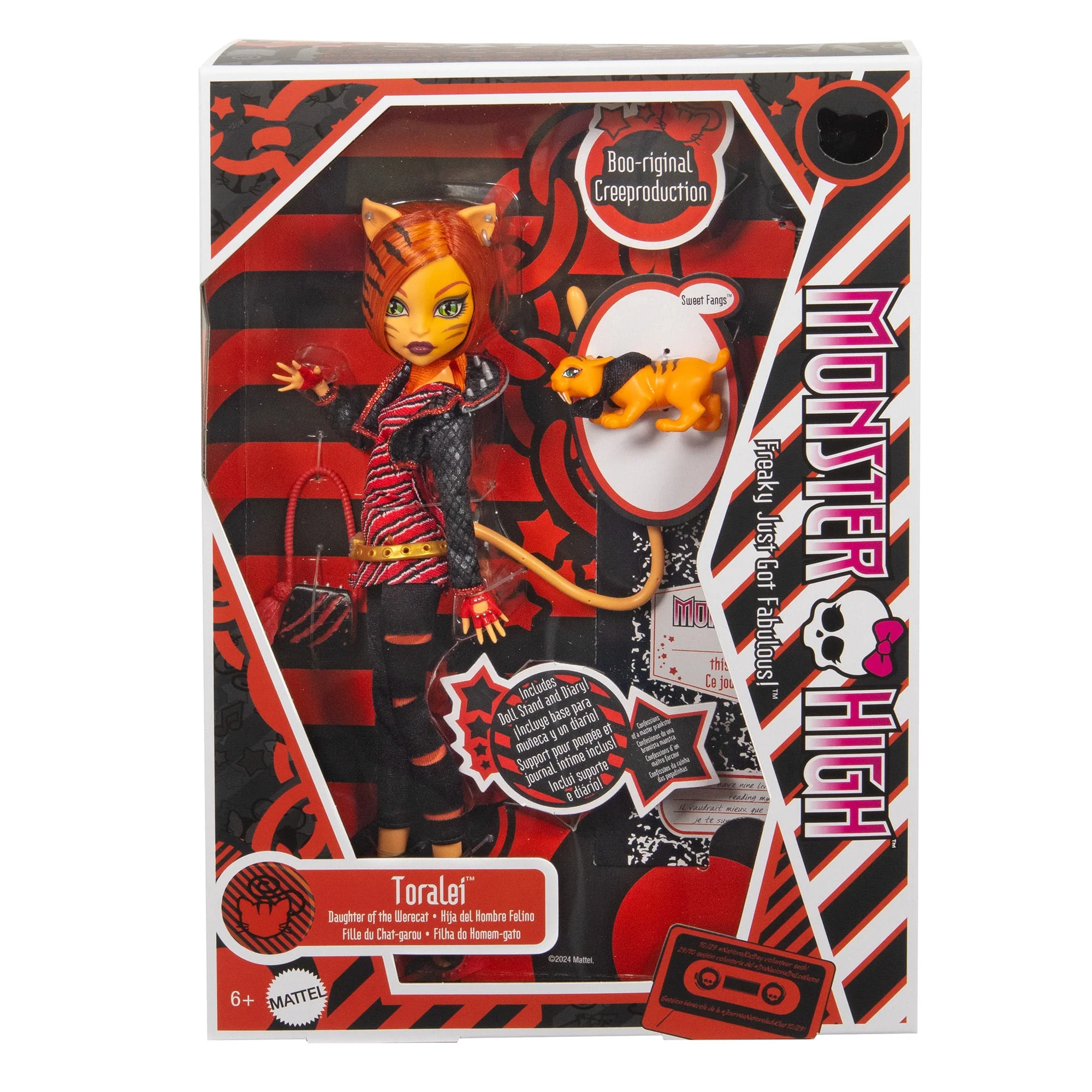 Mattel Creations Monster High Boo-riginal Creeproduction G1 Toralei Doll