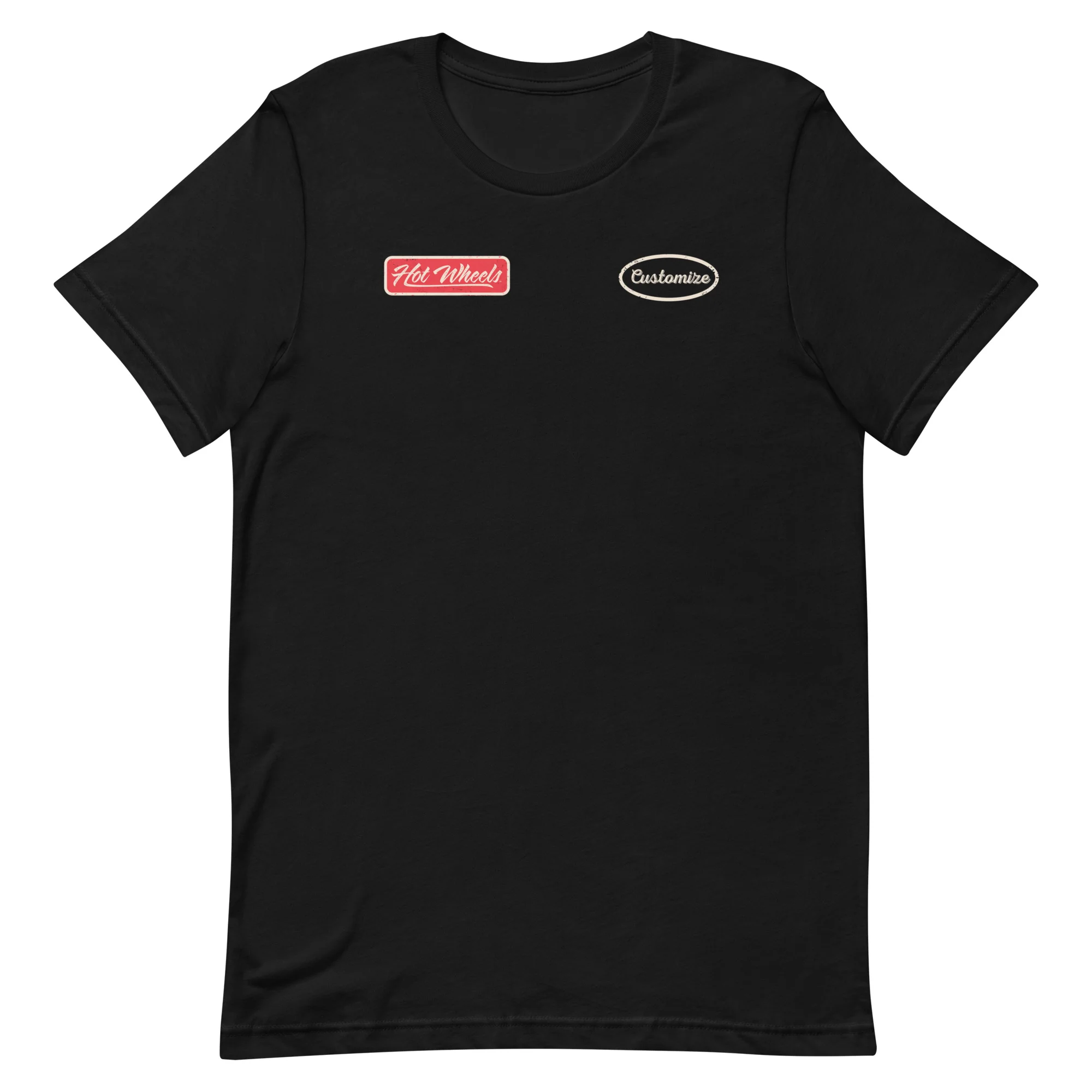 Mattel Creations Hot Wheels Customizable Legends Mechanic Black T-Shirt