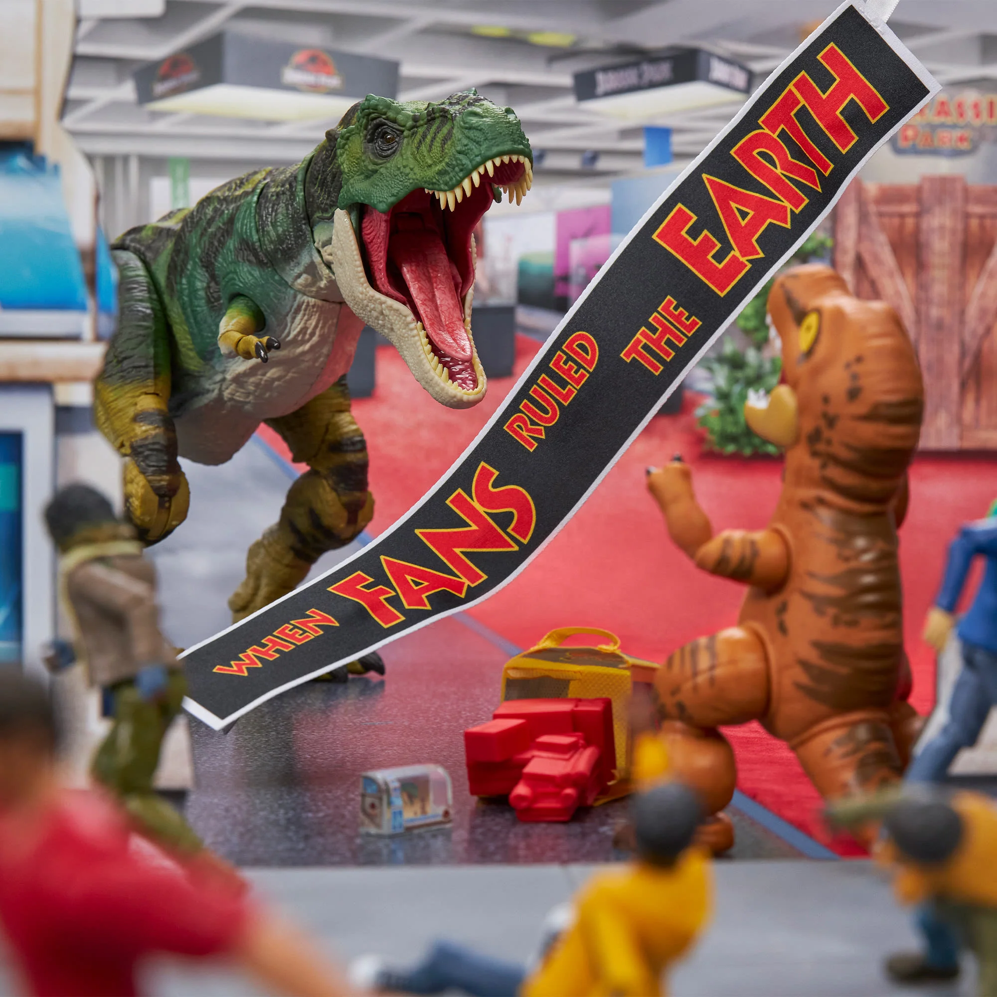 Mattel Creations Jurassic World Tyrannosaurus Rex Convention Crasher