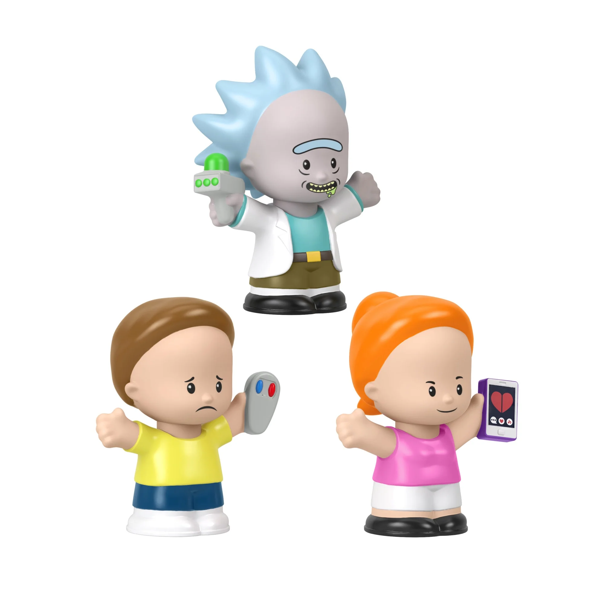 Mattel Creations Little People Collector Rick and Morty Figure Set