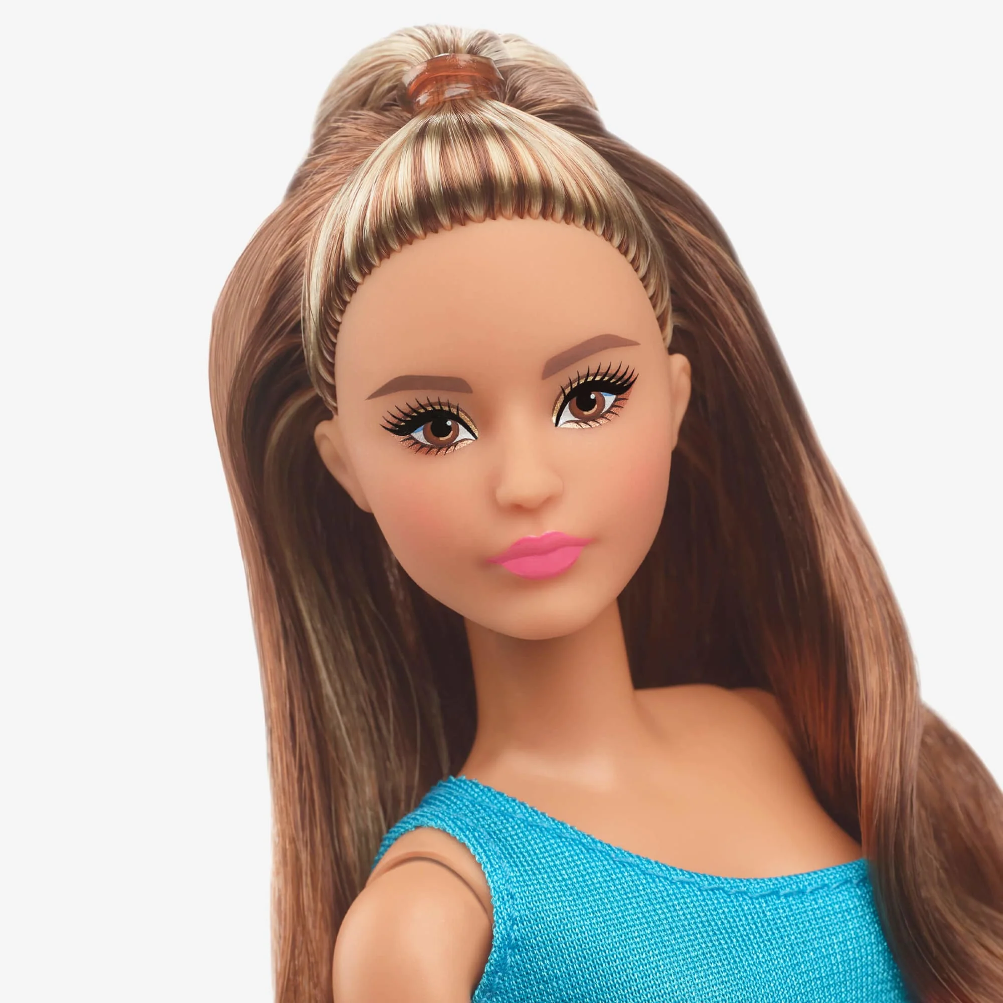 Mattel Creations Barbie Looks Doll (Petite, Long Brunette Hair)