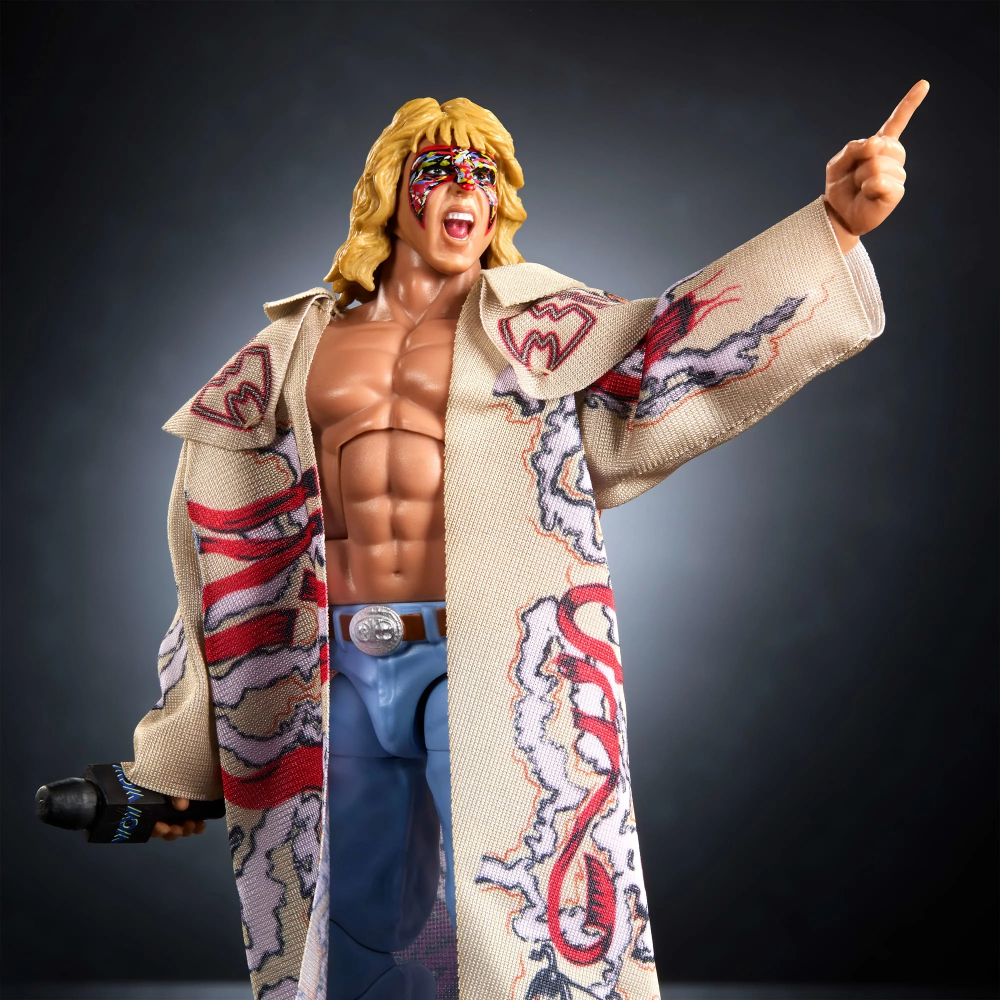 Mattel Creations WWE Monday Night War Elite Collection Ultimate Warrior Action Figure & Dusty Rhodes Build-A-Figure Parts