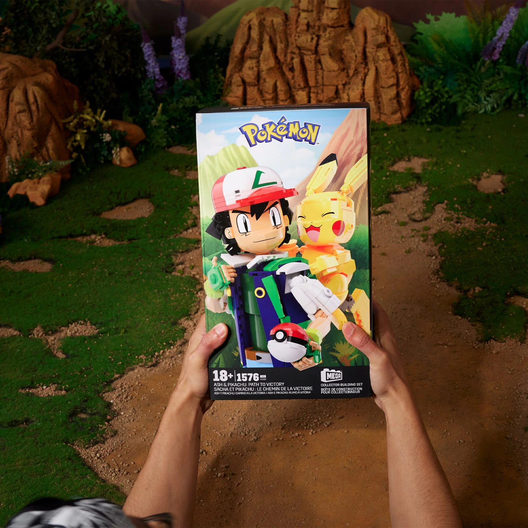 Mattel Creations Ash & Pikachu: Path to Victory by MEGA